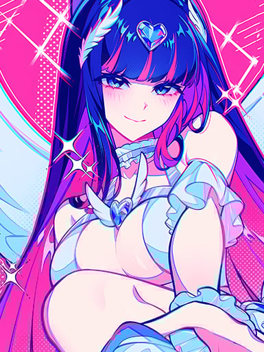 【週邊】巴洛克－吊帶襪天使 粉色天使 裝飾畫&冰箱貼