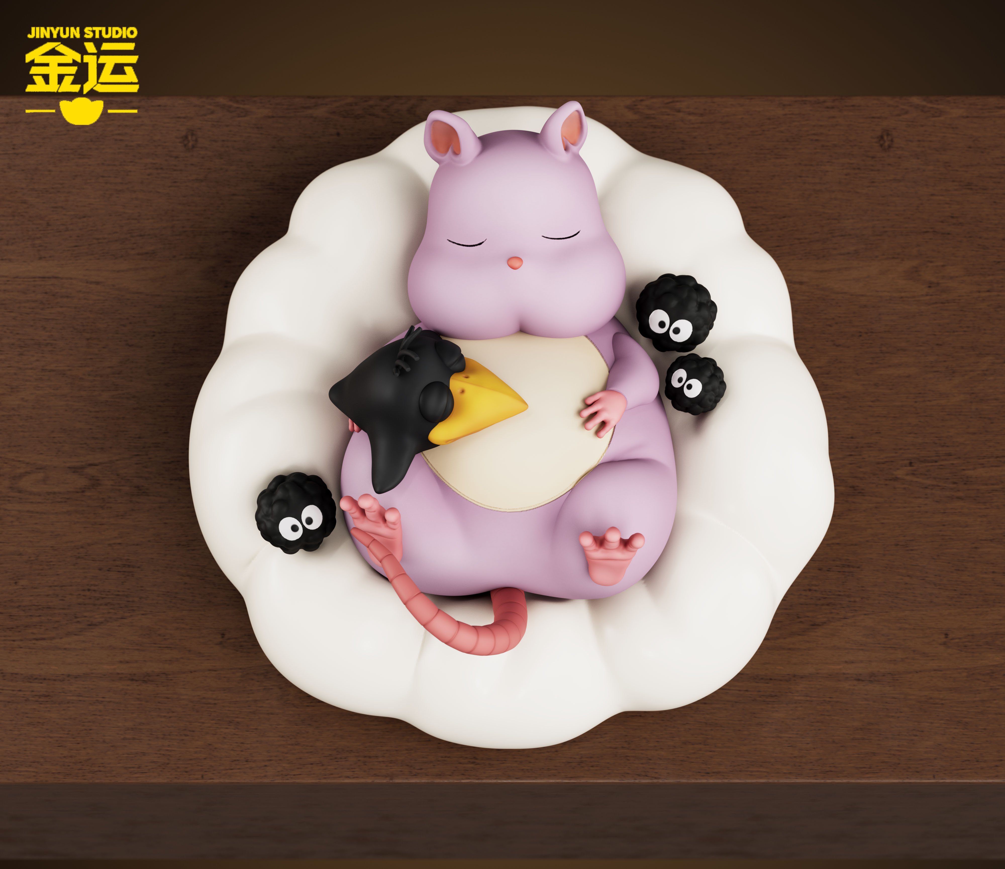 【宮崎駿】金運Studio－療癒系溫馨 坊寶寶小夜燈