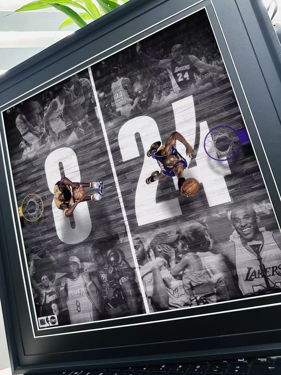 【週邊】千鳥社-科比湖人隊KOBE黑曼巴NBA裝飾畫