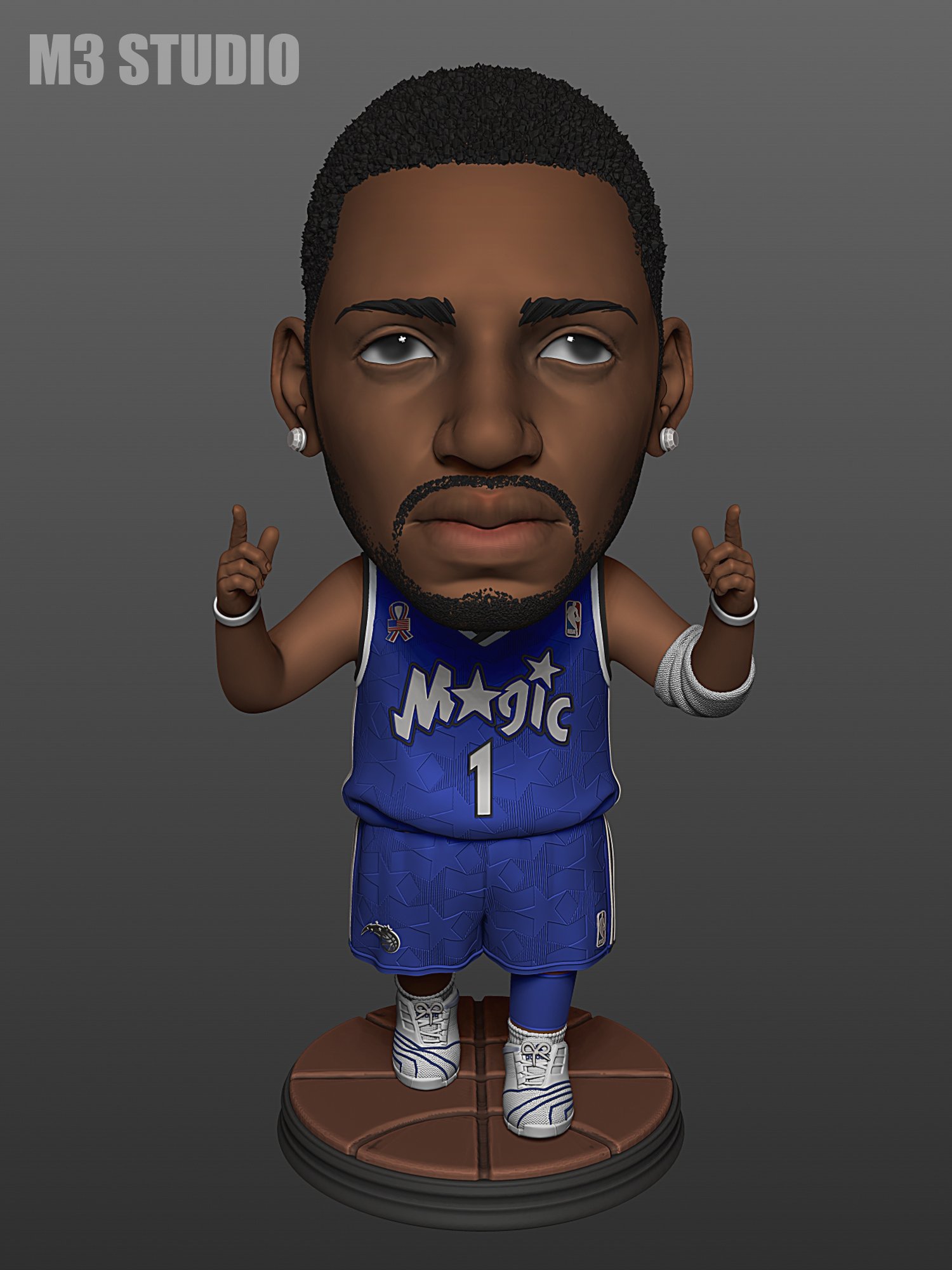 【運動明星】M3工作室-Q版 魔術 麥迪 得分王