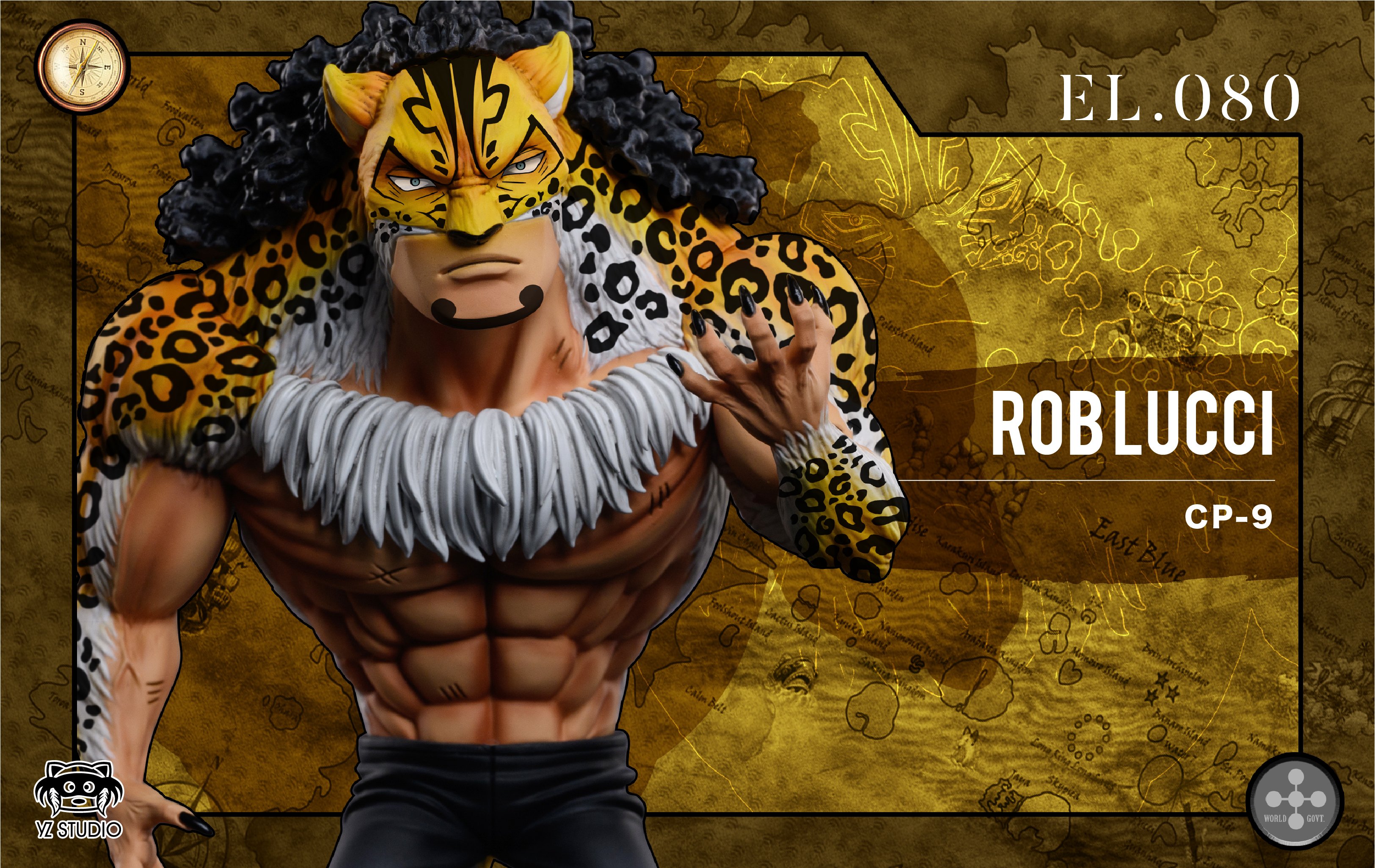 【海賊王】YZ工作室-偉大航路系列 決戰司法島 080 獸化路奇