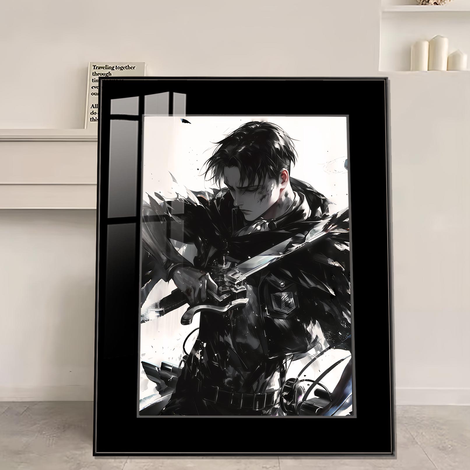 【週邊】橘子工作室－進擊的巨人 刀鋒之翼 兵長利威爾 裝飾畫