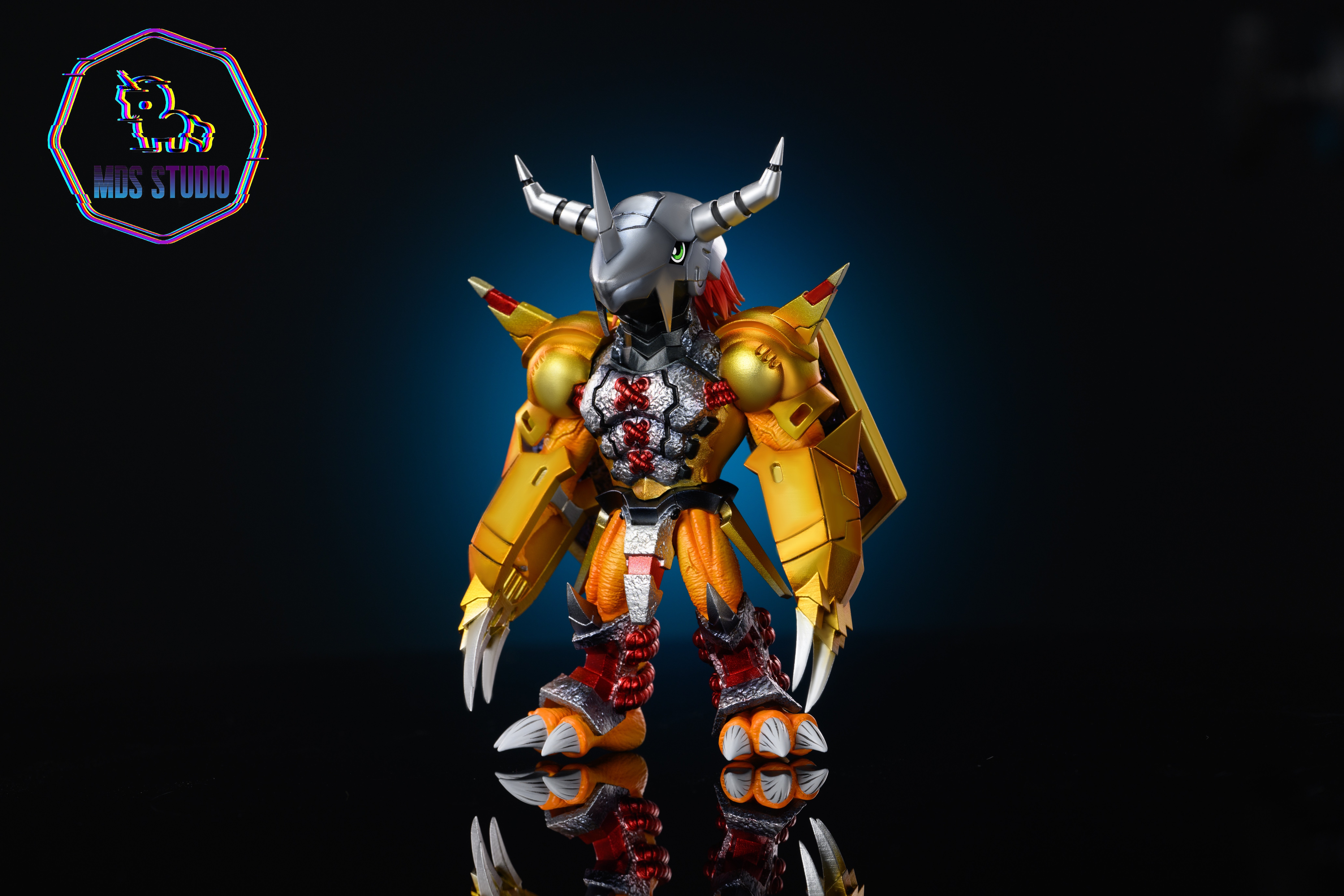 【數碼寶貝】MDS Studio-數碼寶貝系列 戰鬥暴龍獸 黑暗戰鬥暴龍獸 滾球獸