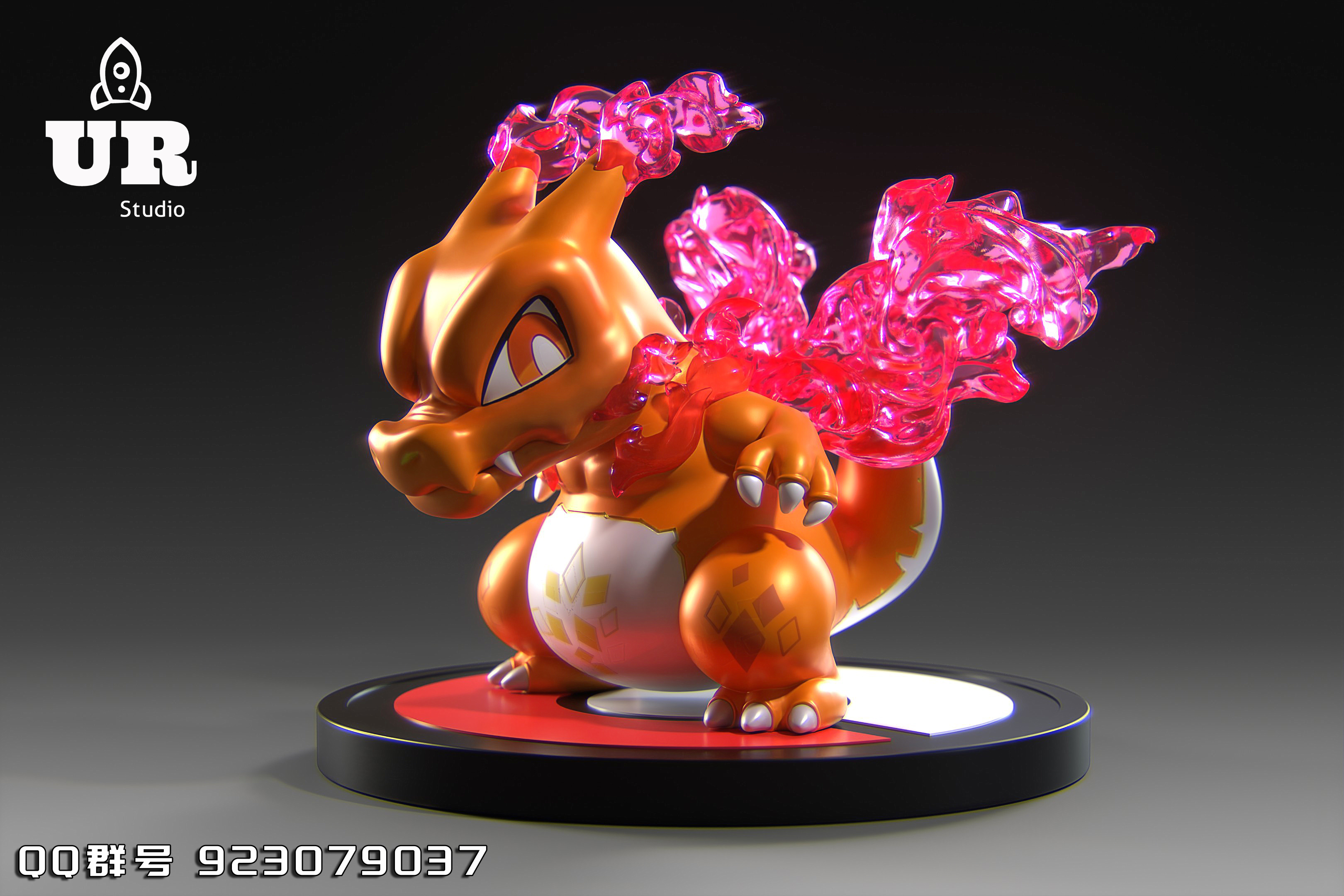 【寶可夢】UR studio-掌寶系列 第一彈  Q版極巨化噴火龍