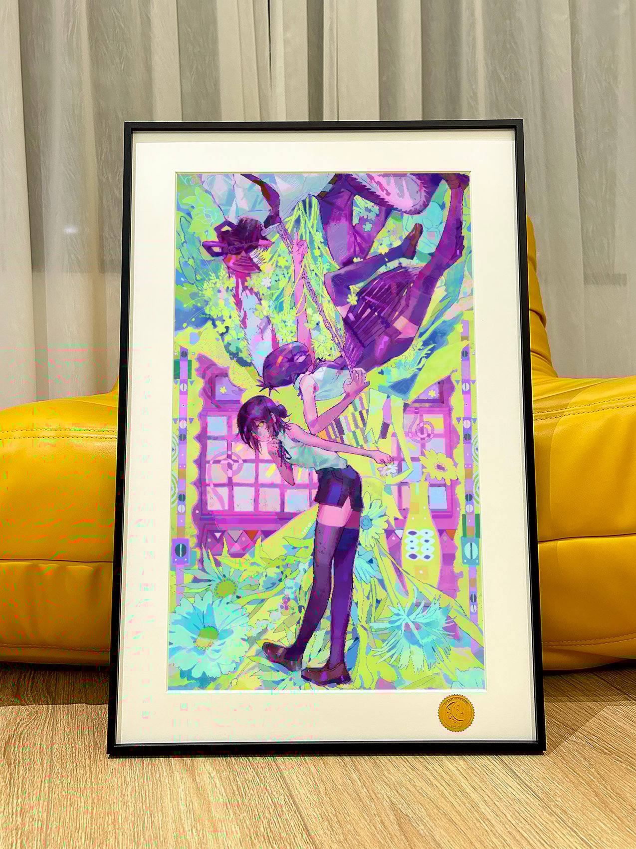 【週邊】星空工作室－鏈鋸人 多巴胺電次蕾塞 裝飾畫