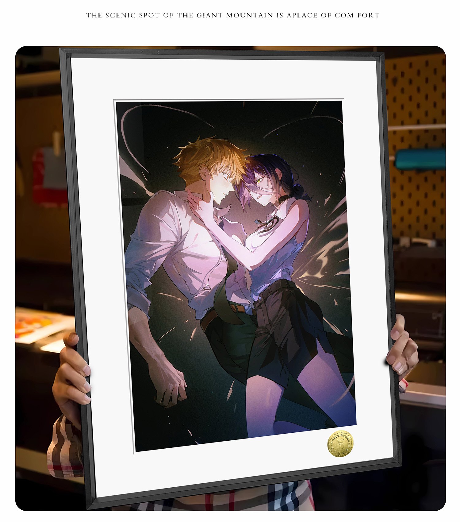 【週邊】皇呱工作室－電鋸人 蕾塞電次CP 裝飾畫