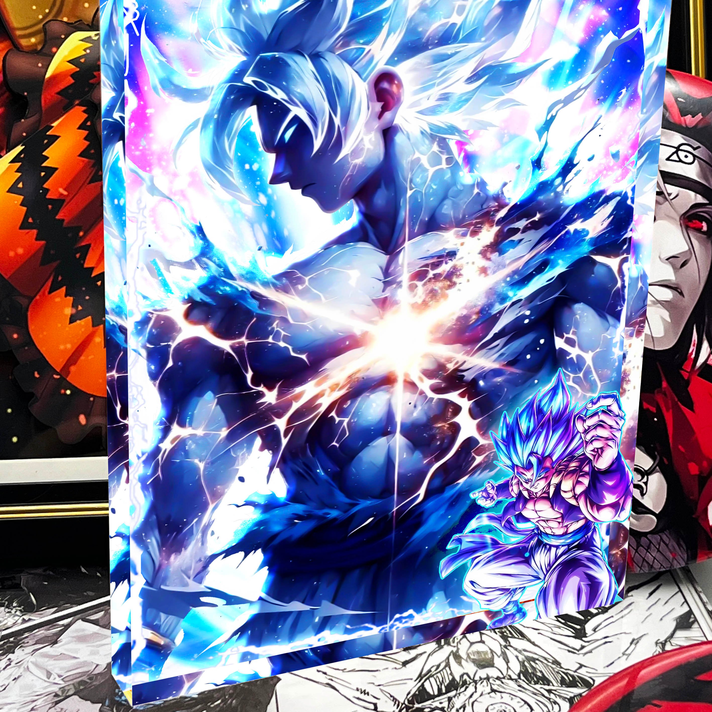 【週邊】阿喵畫社-超藍孫悟空卡磚