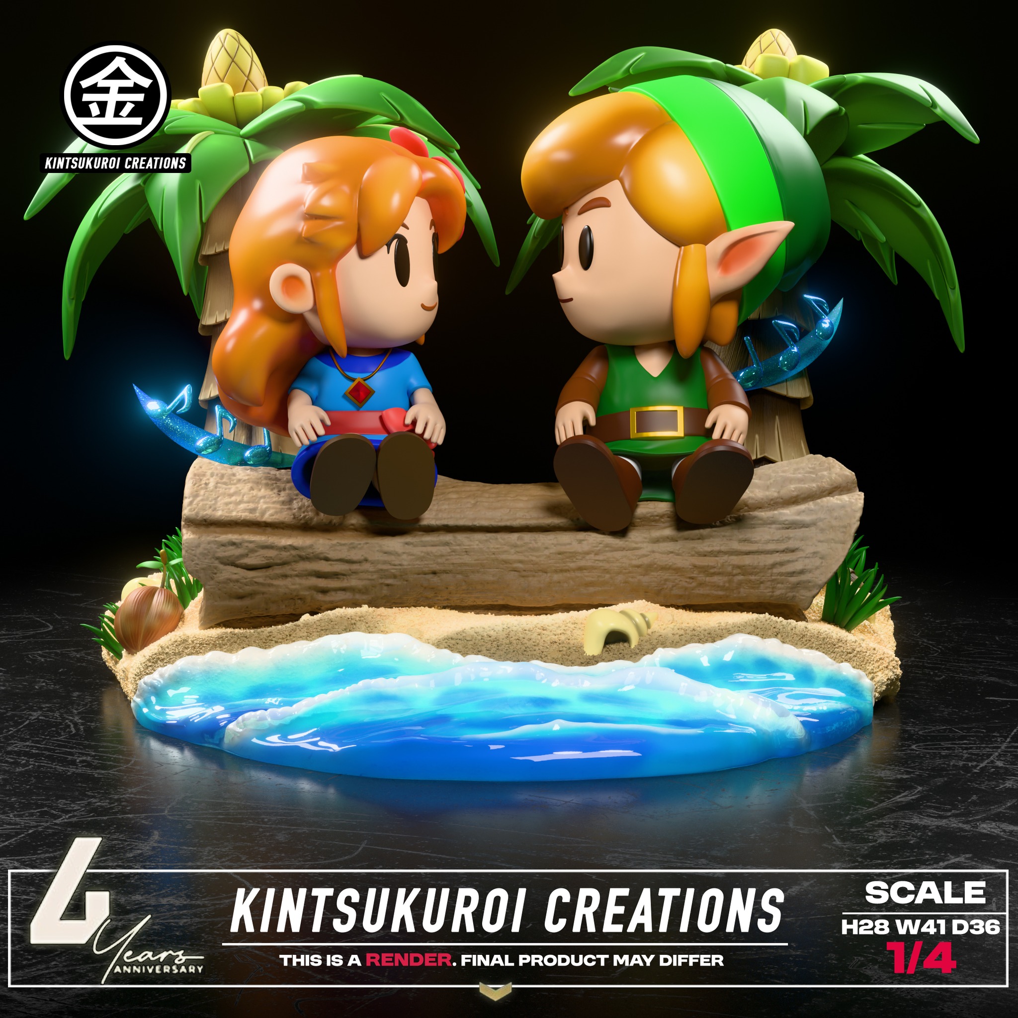 【薩爾達傳說】KINTSUKUROI CREATIONS－Link & Marin