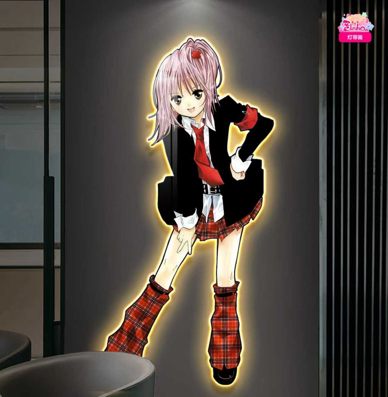 【週邊】阿喵畫社－守護甜心 日奈森亞夢 燈帶裝飾畫