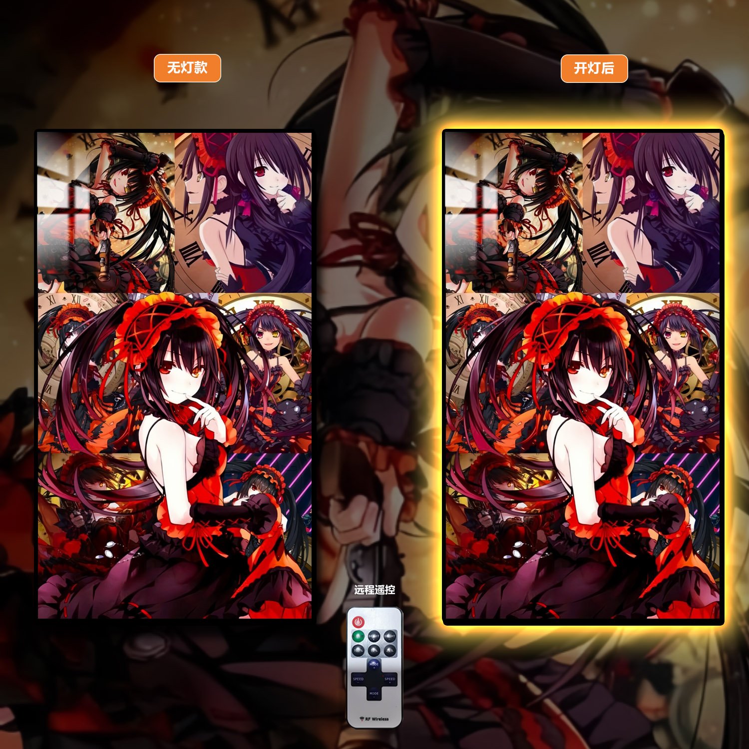 【週邊】阿喵畫社-約會大作戰 時崎狂三床頭燈帶畫