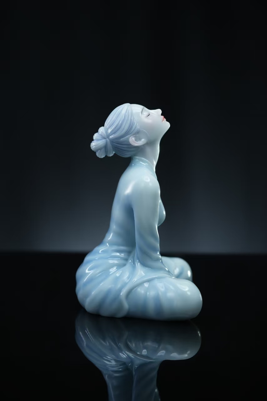 【原創授權】GF工作室-國風彩瓷手辦系列 凝思