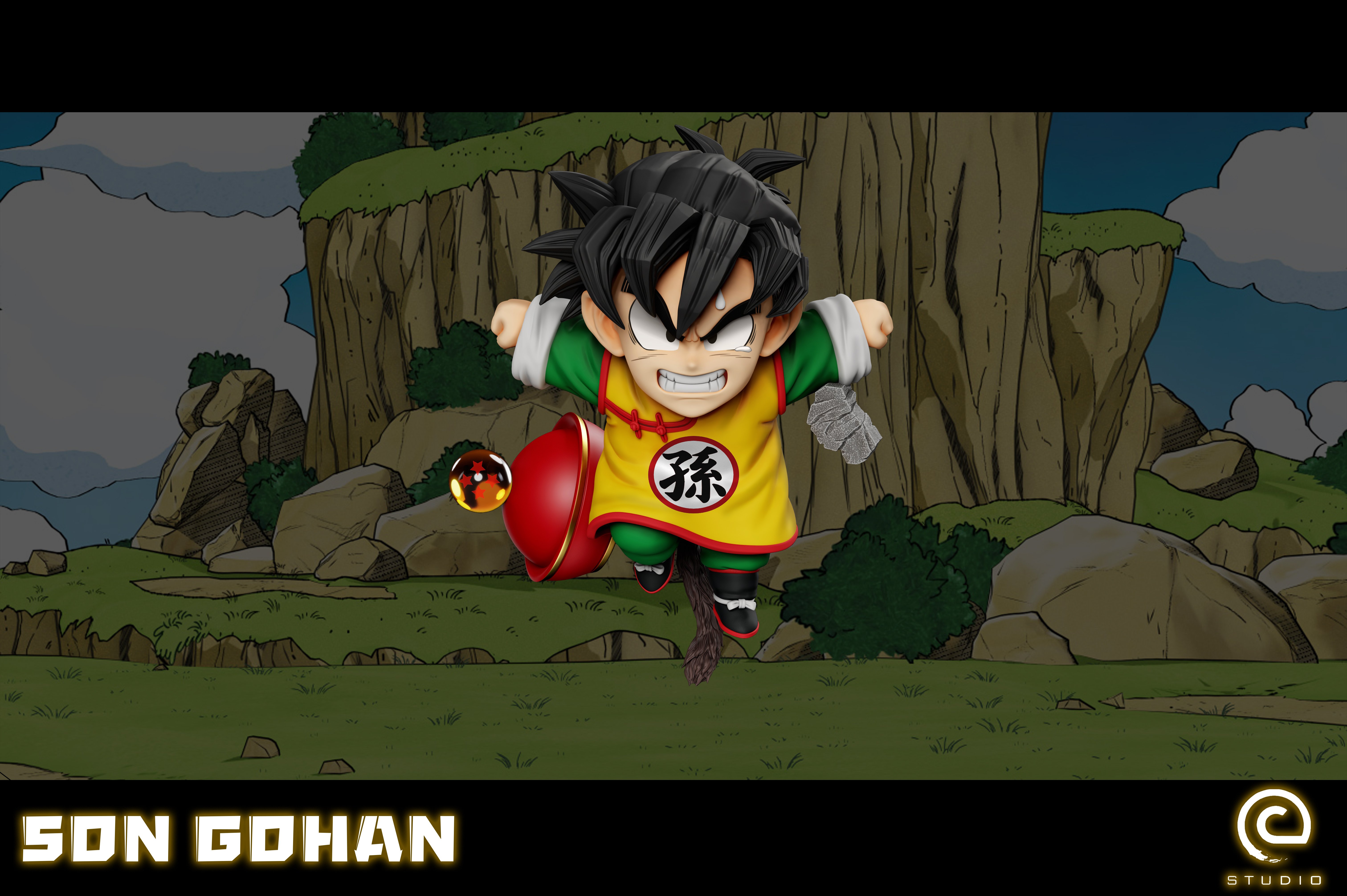 【七龍珠】C-STUDIO-地球入侵篇 跳倉 小悟飯