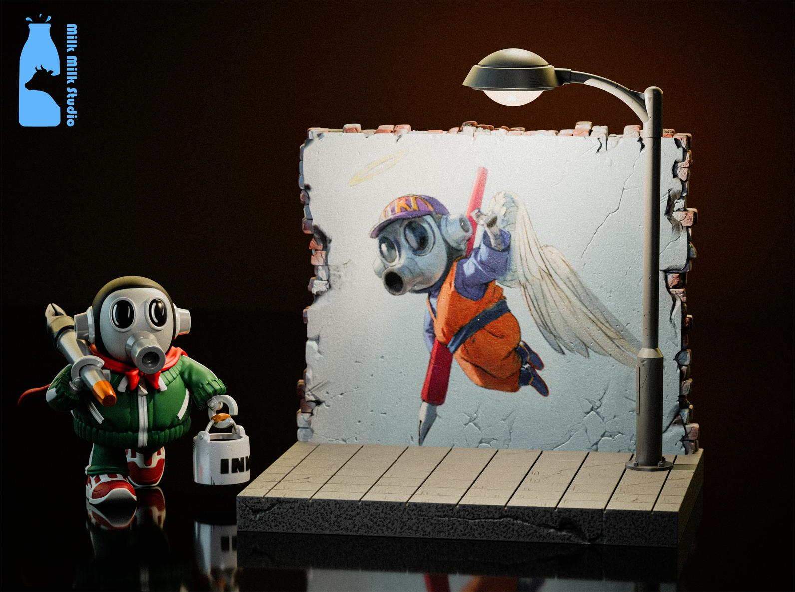 【明星偶像】Milk Milk Studio-畫出經典的畫面，鳥山明先生！