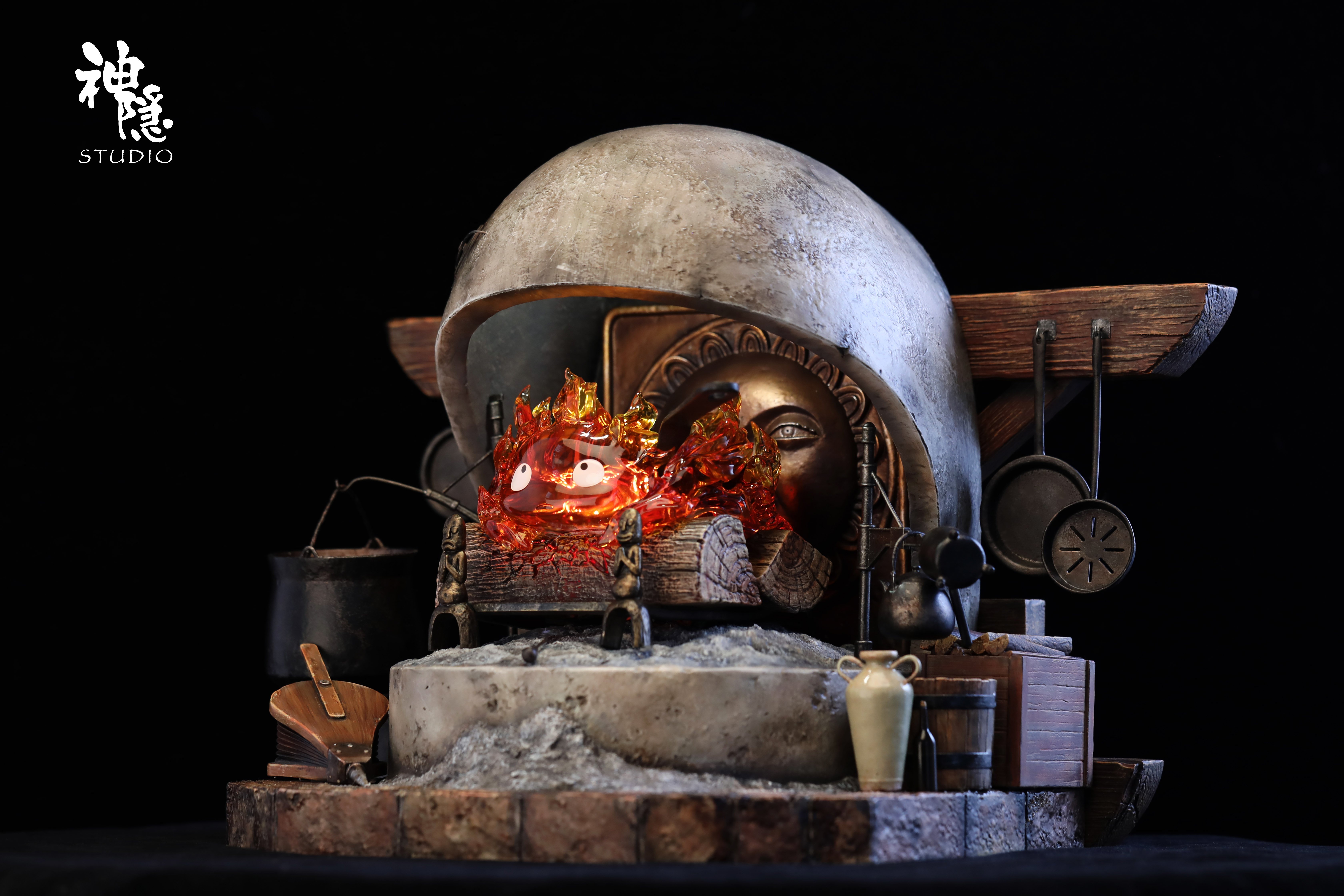 【宮崎駿】神隱工作室-遇見系列 舌尖上的火苗擺飾