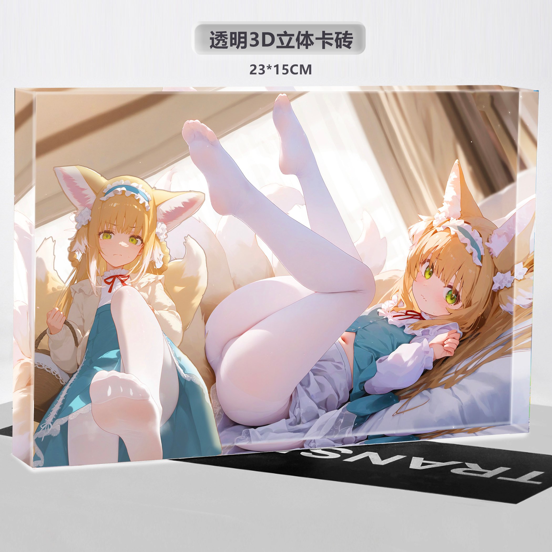 【週邊】阿喵畫社-鈴蘭透明卡磚