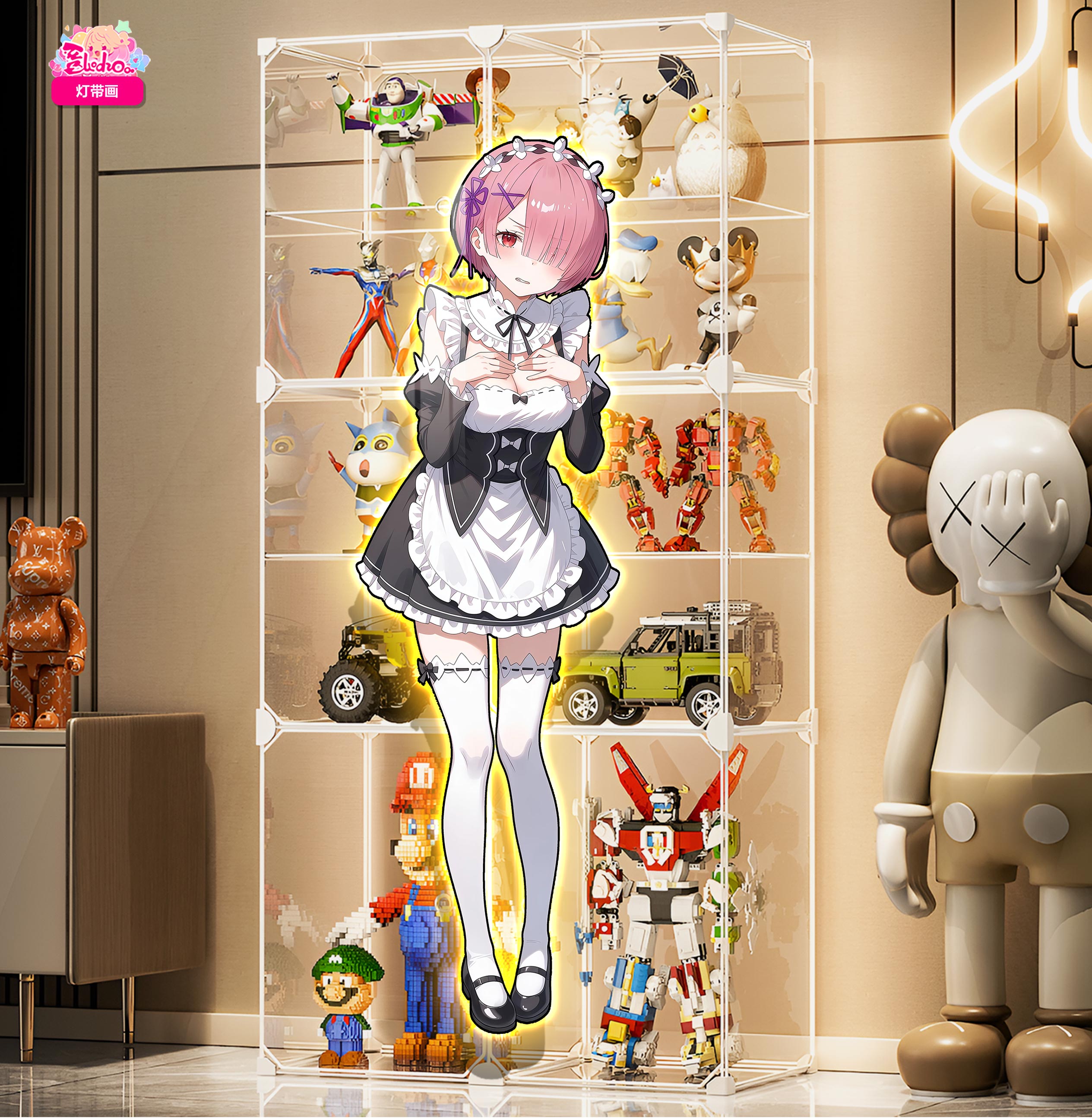 【週邊】阿喵畫社-Re:從零開始的異世界生活 異世界拉姆 1:1 燈帶畫 【週邊】阿喵畫社-Re:從零開始的異世界生活 異世界拉姆 1:1 燈帶畫