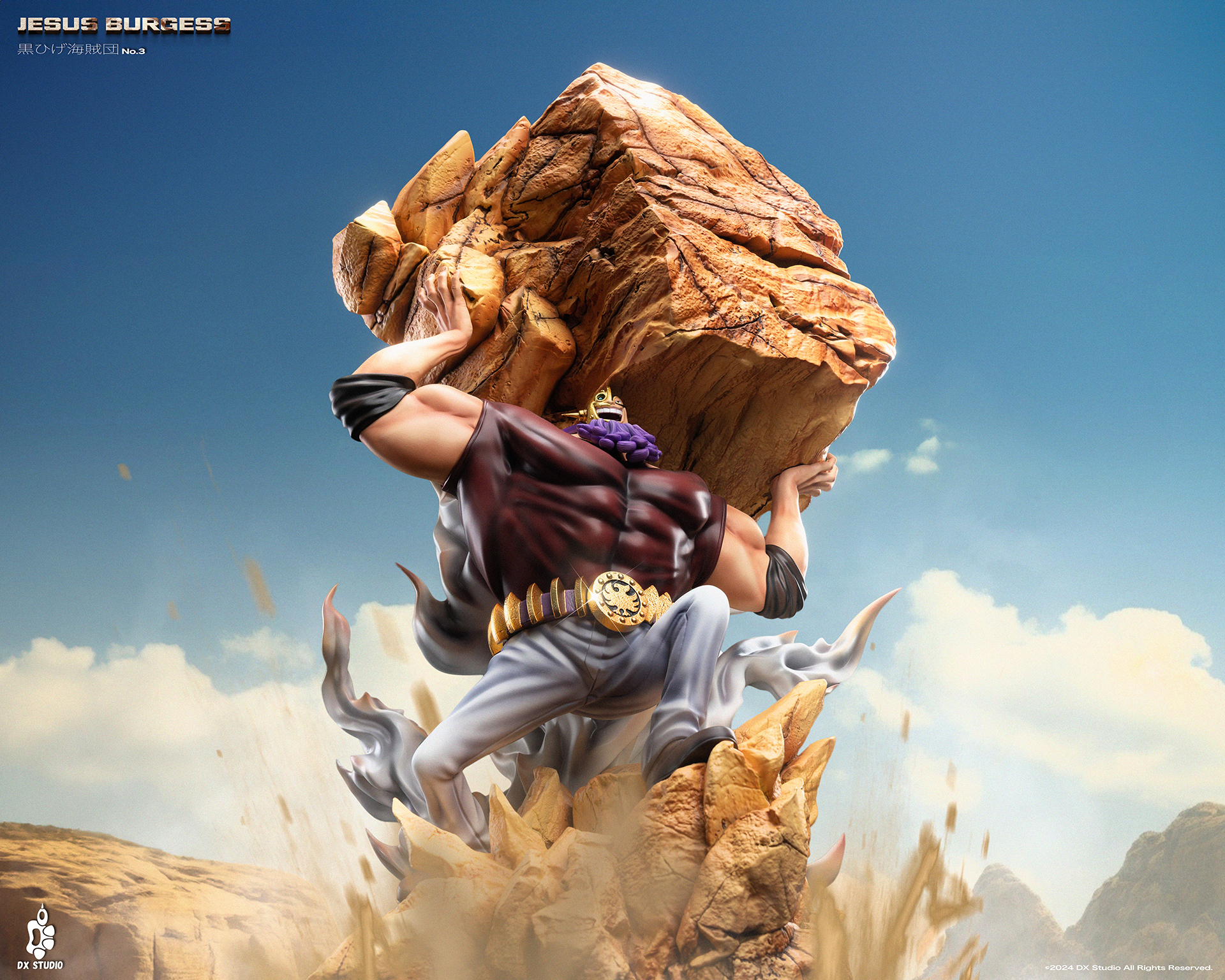 【海賊王】大熊社-黑團 第3彈 Jesus Burgess 巴基斯