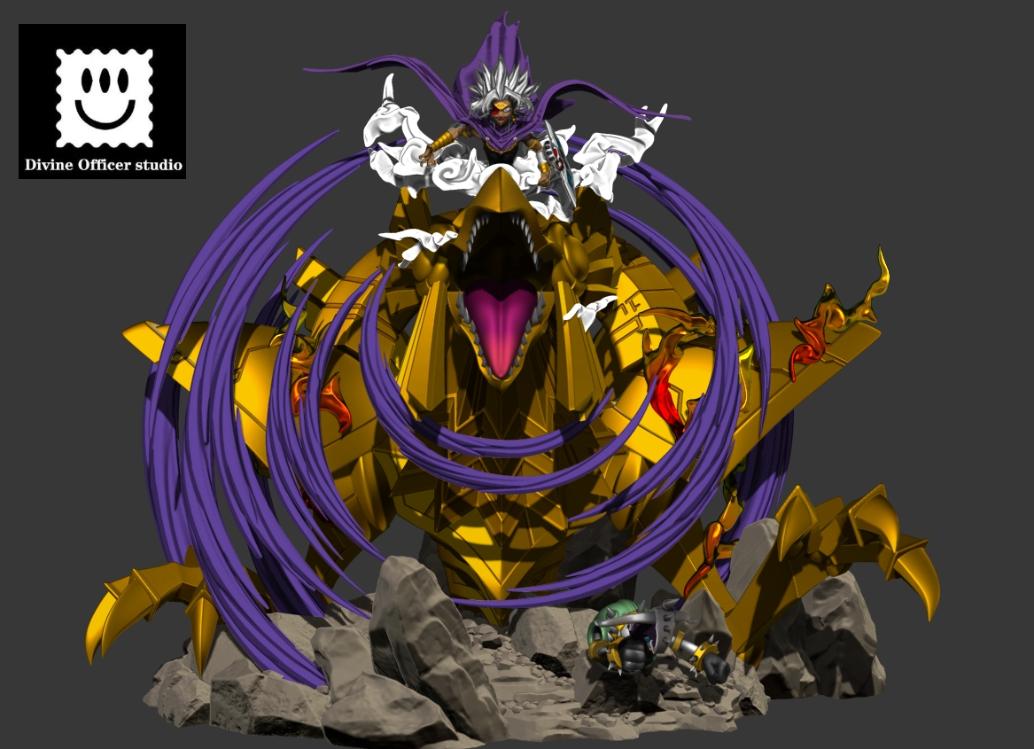 【遊戲王】神官工作室-三幻神系列 第一彈 融合馬利克 拉的翼神龍