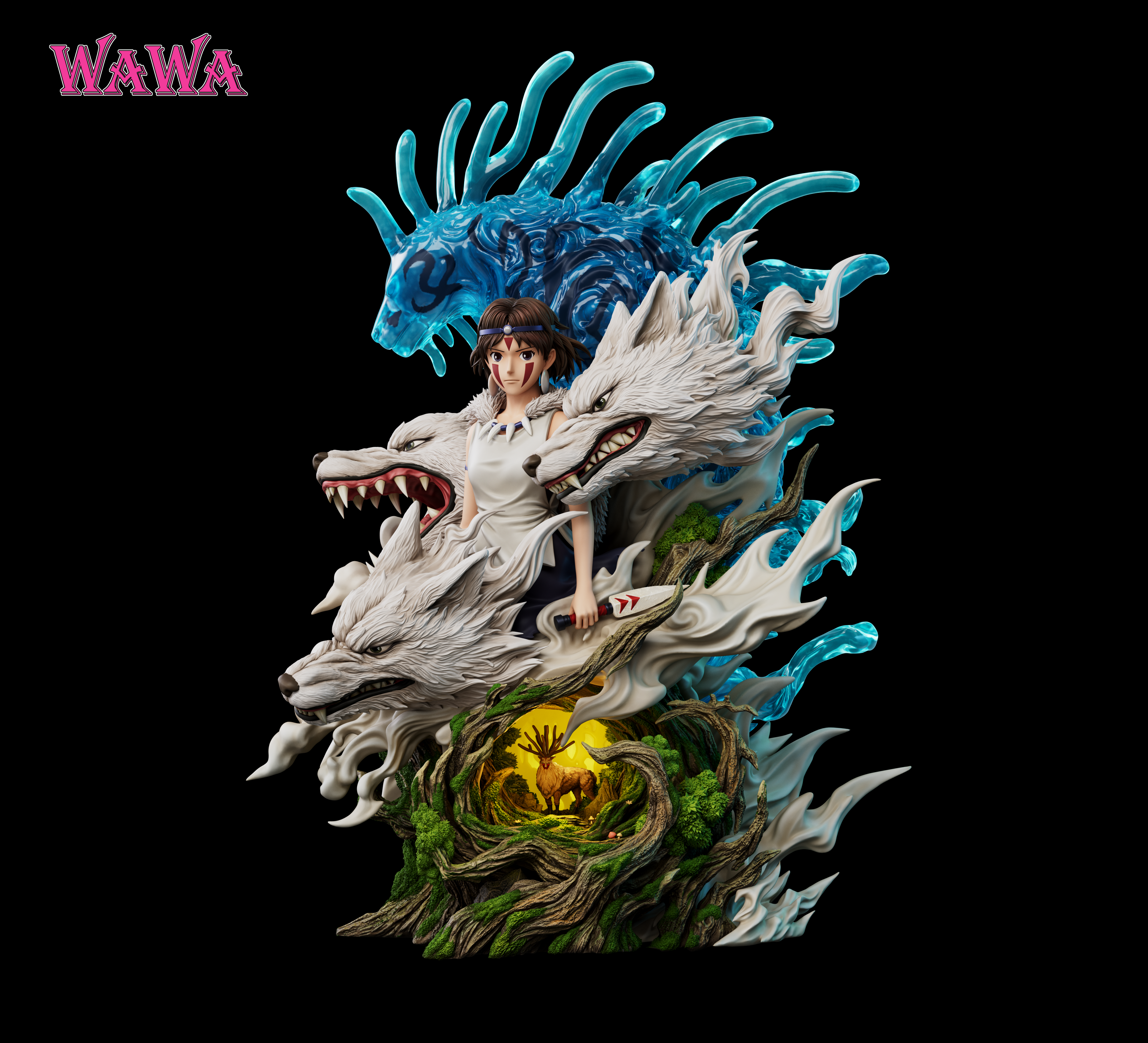 【宮崎駿】wawa-studio－藝術系列 幽靈公主