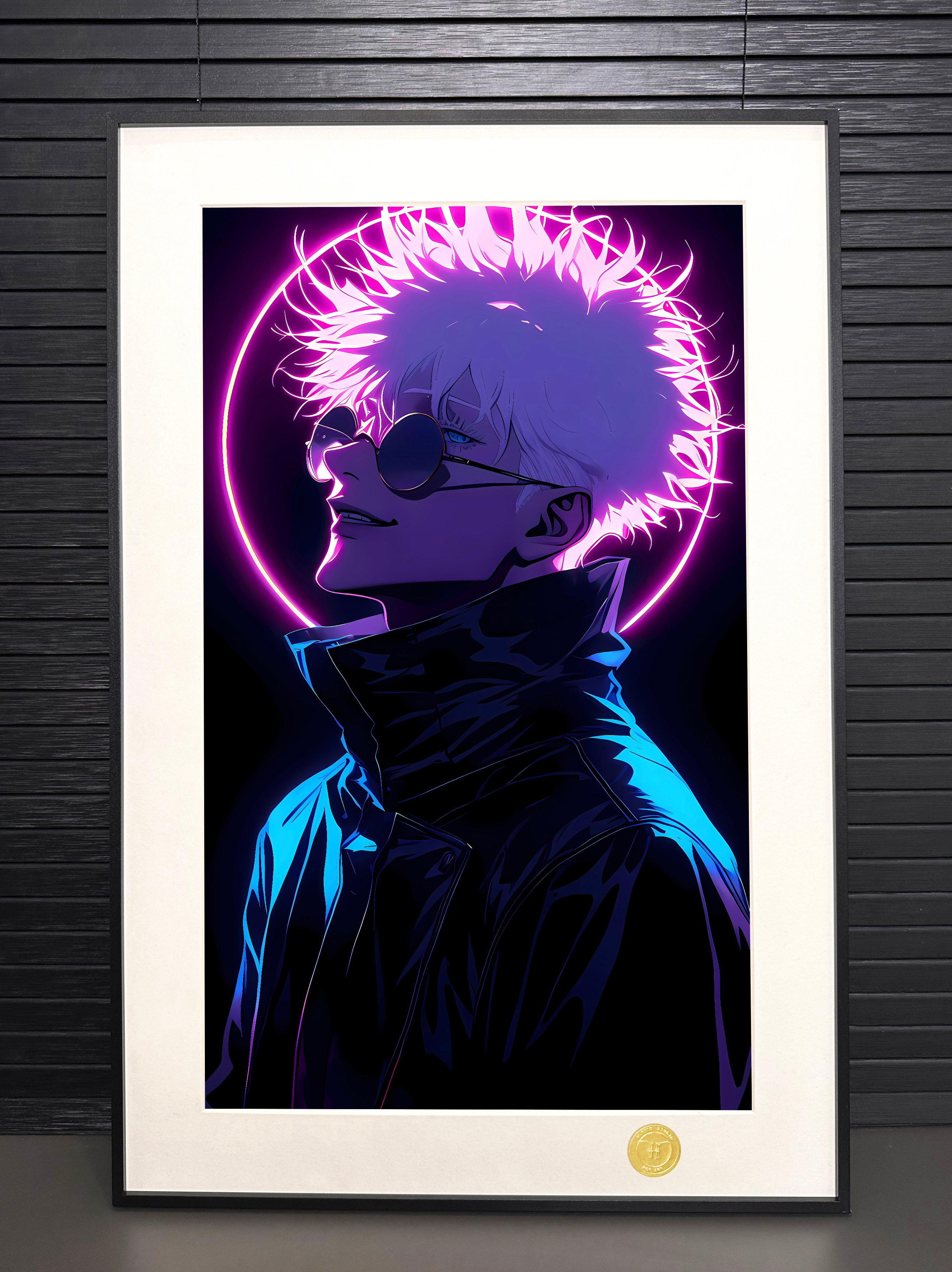 【週邊】H2工作室-五條悟 咒術迴戰動漫二次元裝飾畫