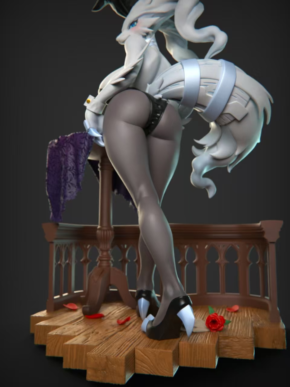 【寶可夢】靈魔工作室-福瑞系列 白龍 萊希拉姆