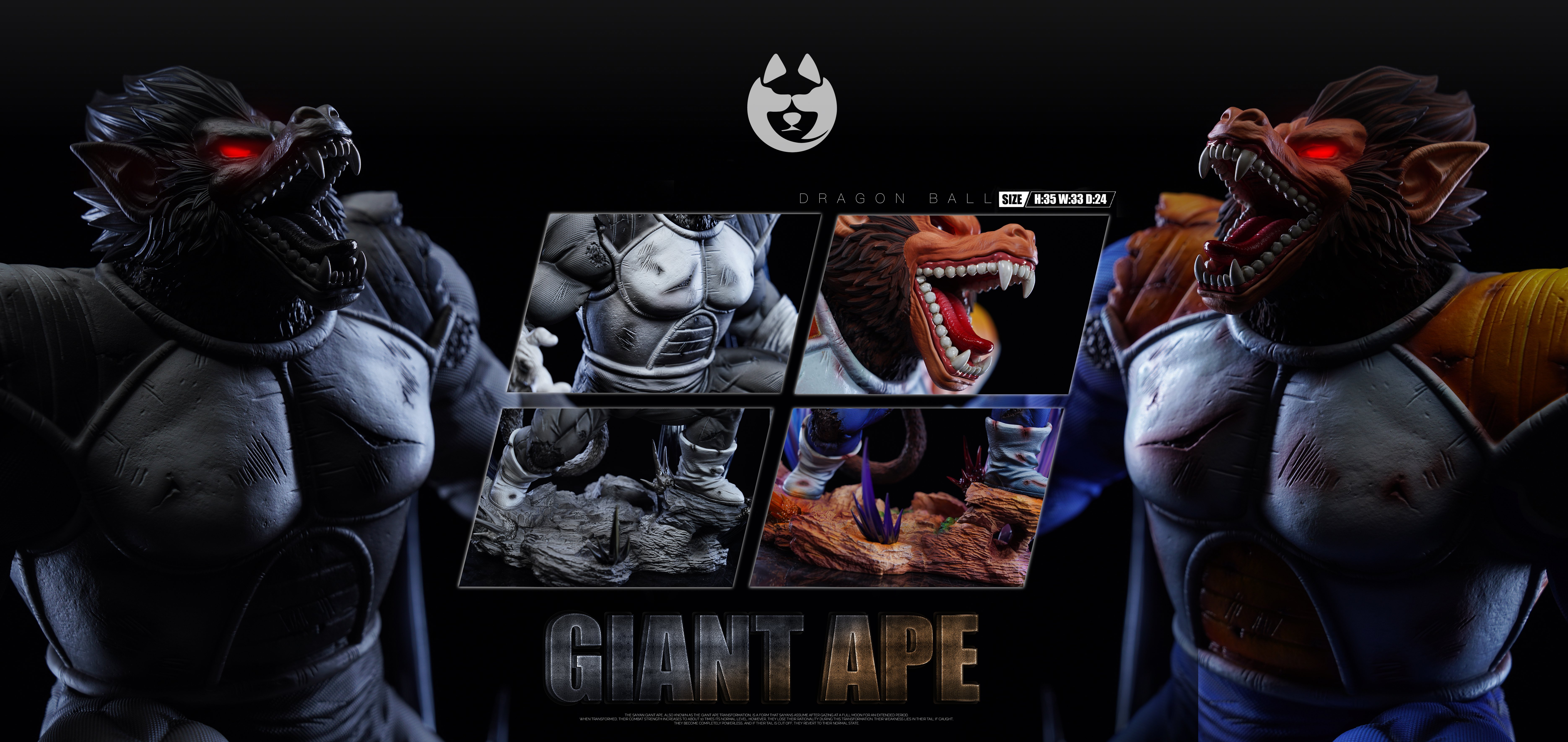 【七龍珠】EH-STUDIO 二哈工作室-貝吉塔大猿猴