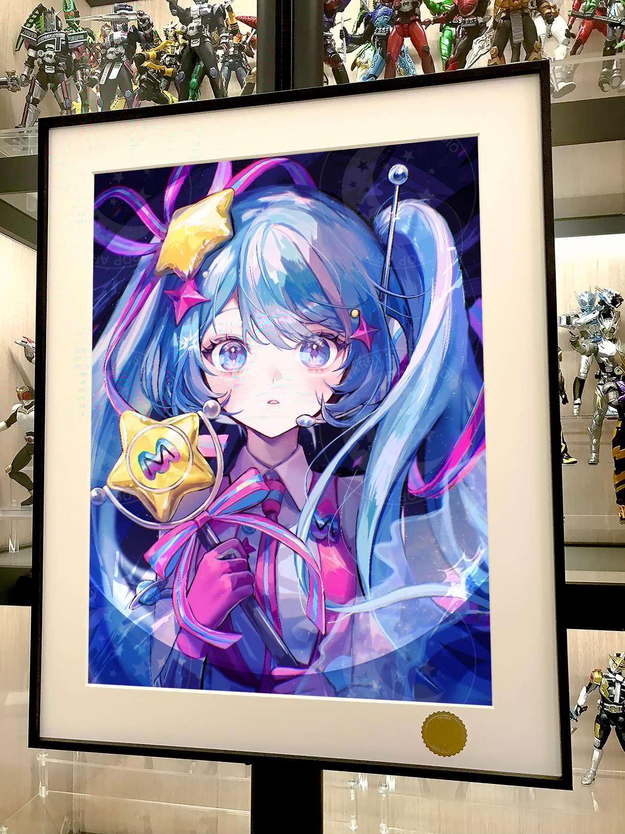 【週邊】星空工作室-炫彩初音 初音未來Miku公主殿下歌姬動漫二次元裝飾畫