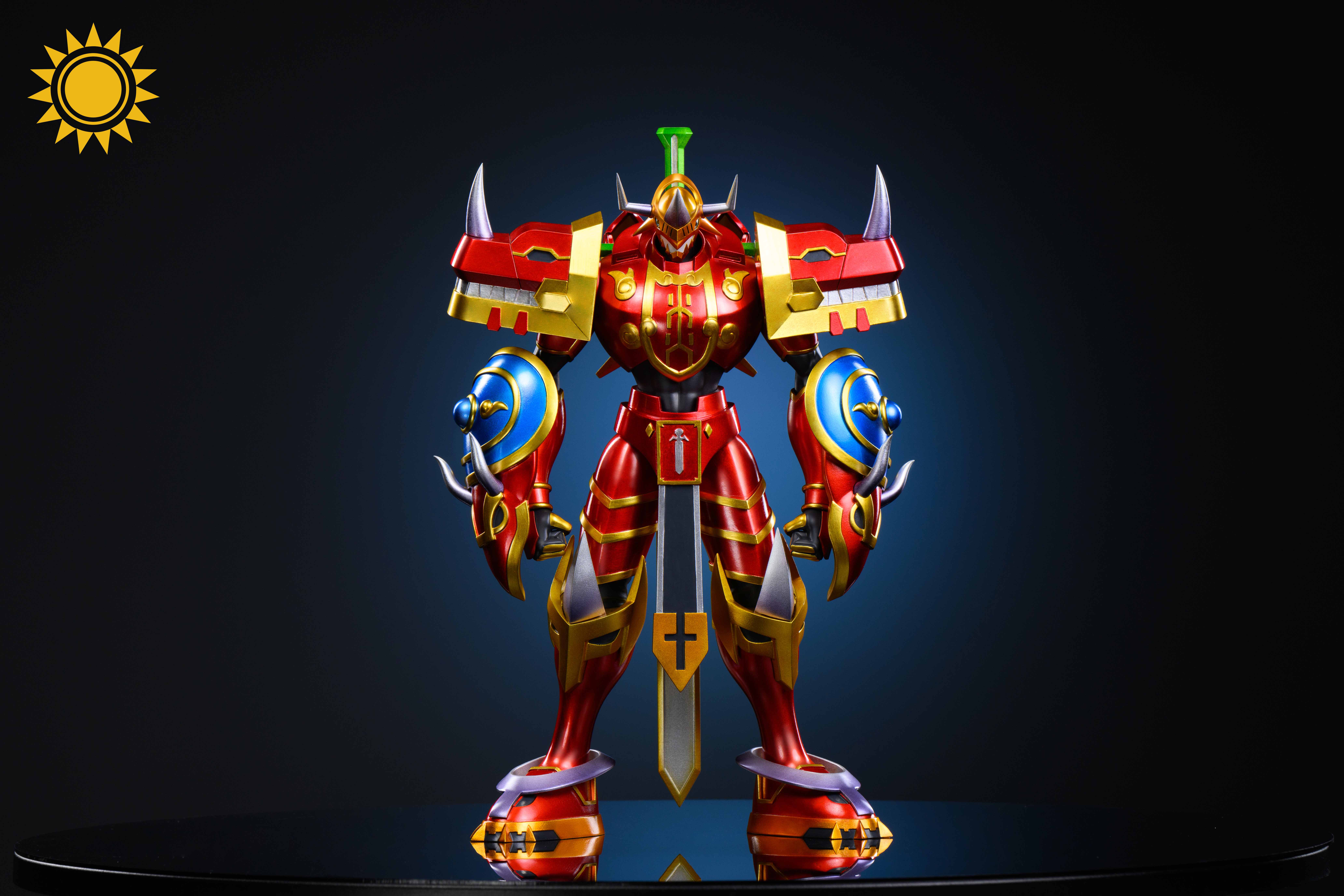 【數碼寶貝】太陽模玩-凱撒暴龍獸 鎧甲加魯魯