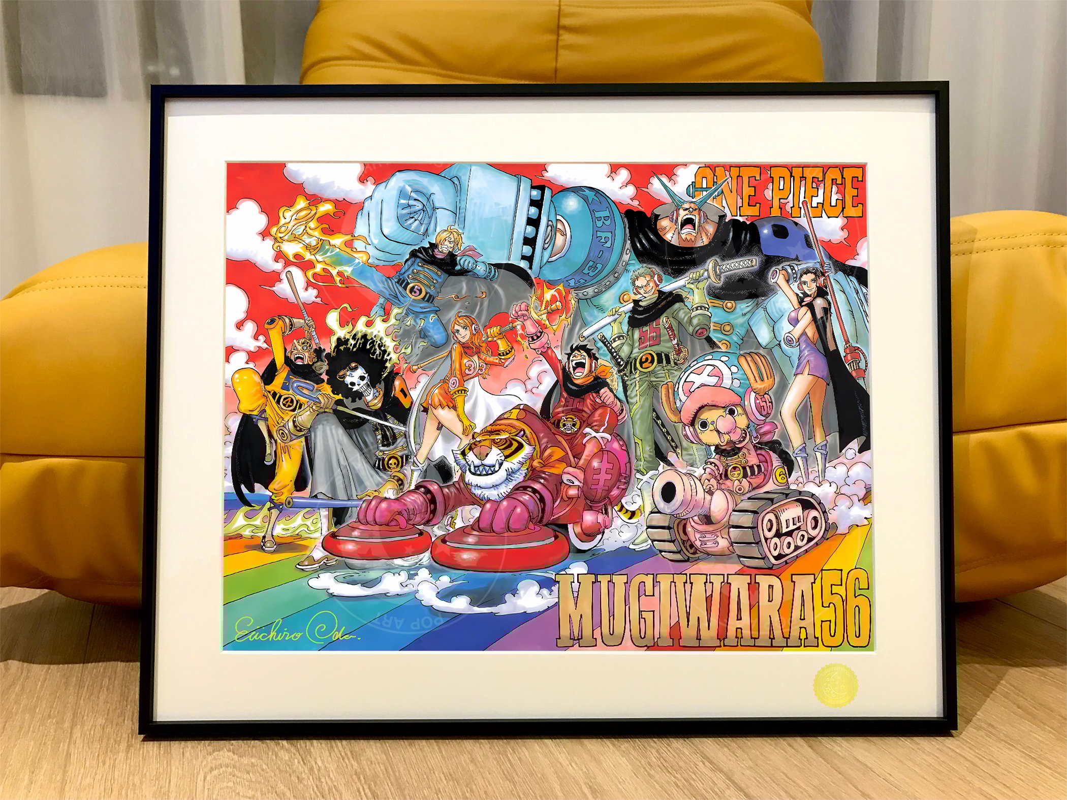 【週邊】星空工作室－海賊王 草帽傑爾馬軍團 裝飾畫