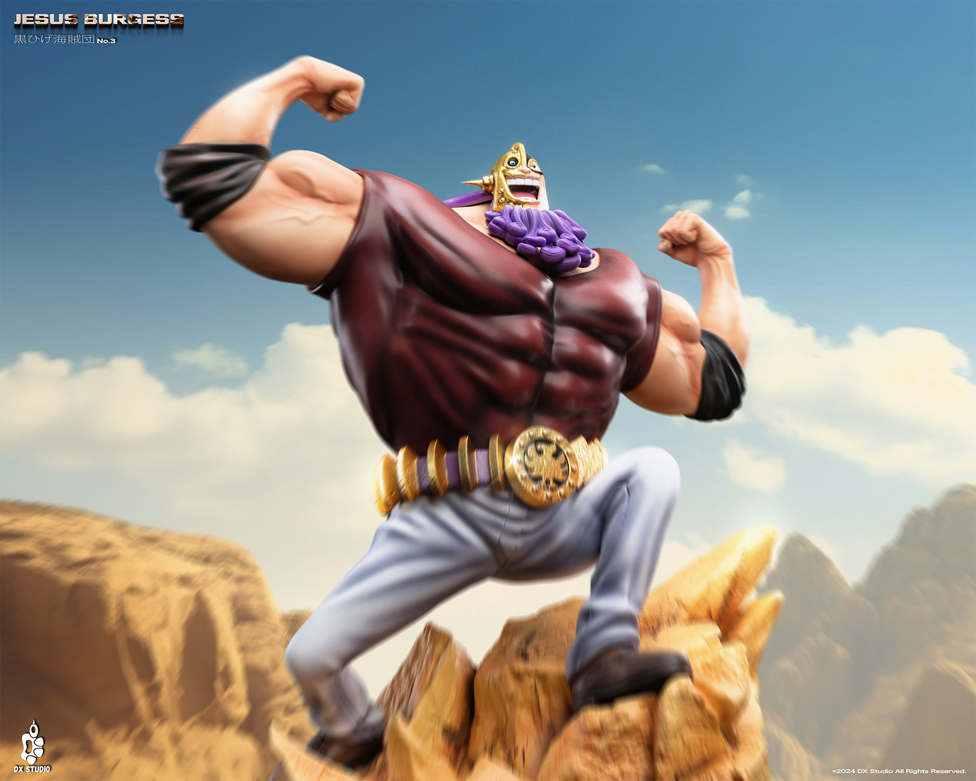 【海賊王】大熊社-黑團 第3彈 Jesus Burgess 巴基斯