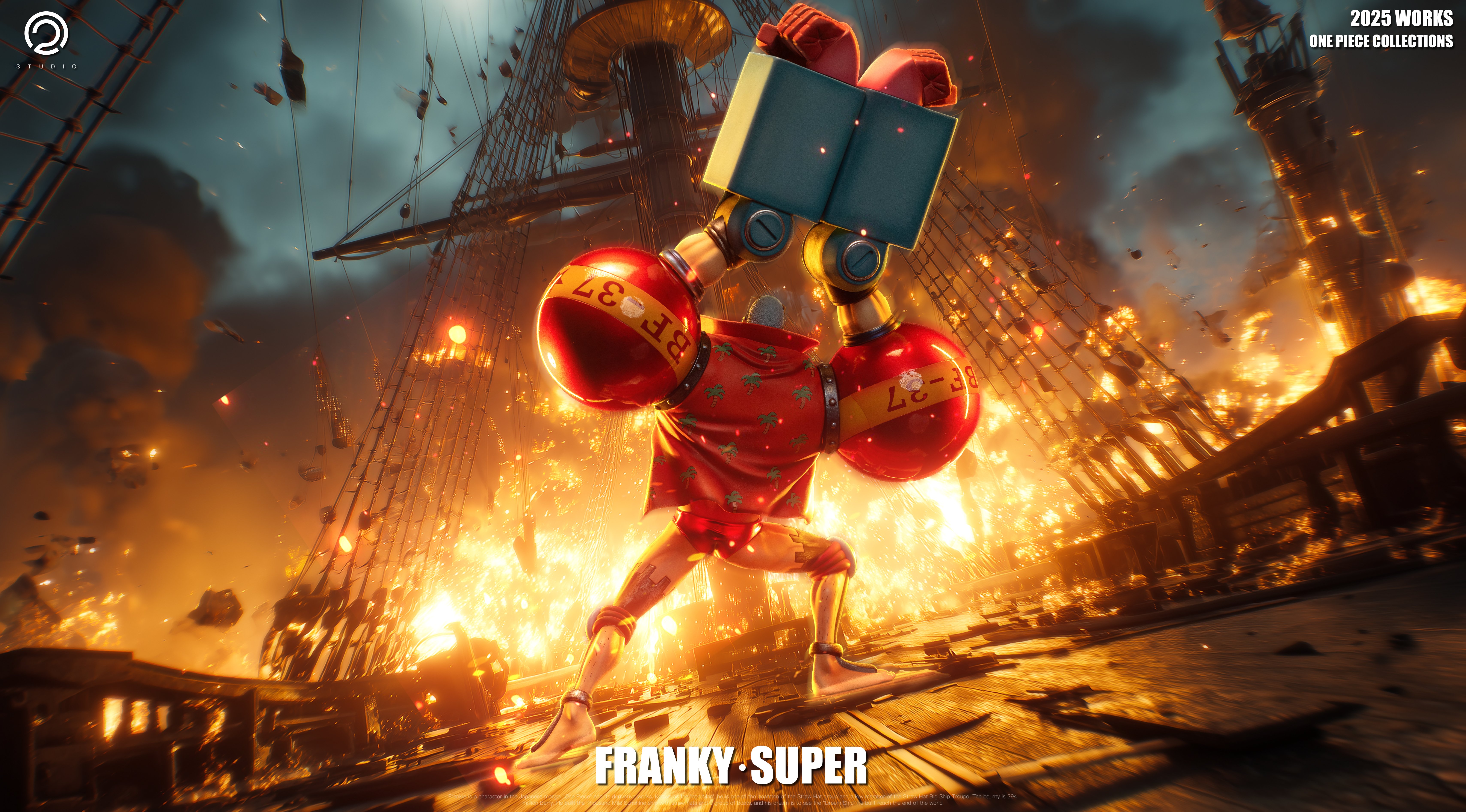 【海賊王】C2-Studio-草帽海賊團兩年後 第九彈 弗朗基