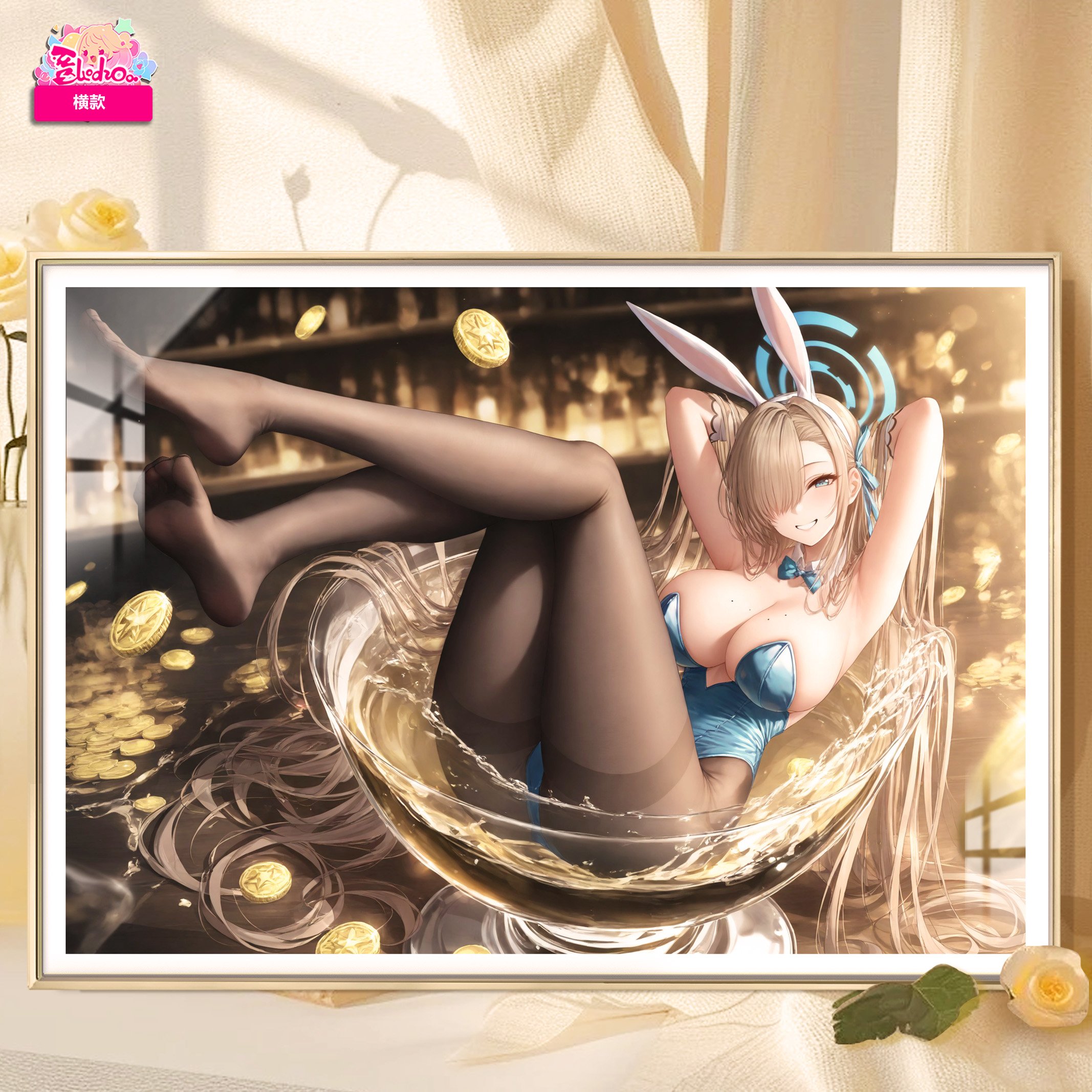 【週邊】阿喵畫社-酒杯女郎 一之瀨明日奈