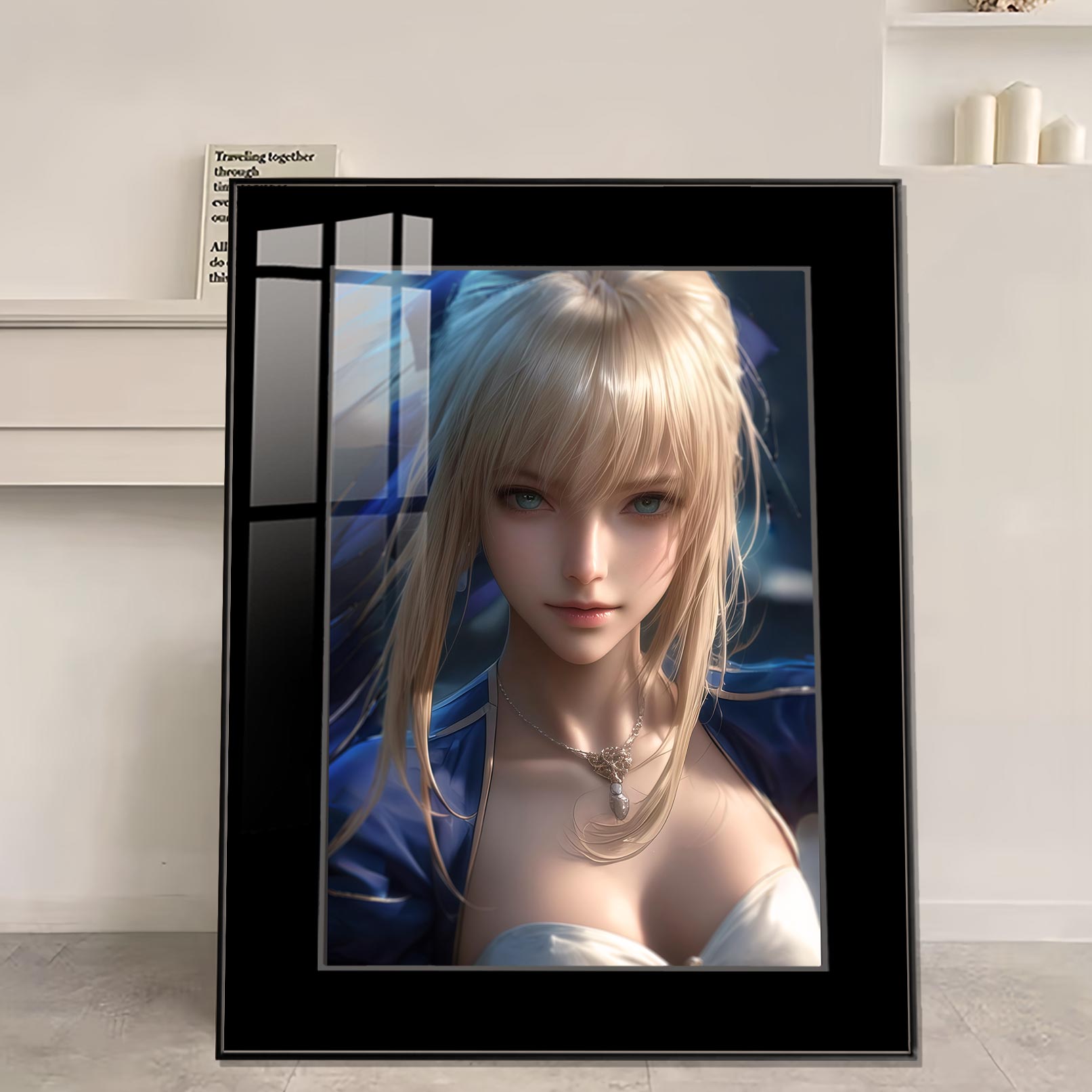 【週邊】橘子工作室－Fate 半身像 吾王saber 裝飾畫