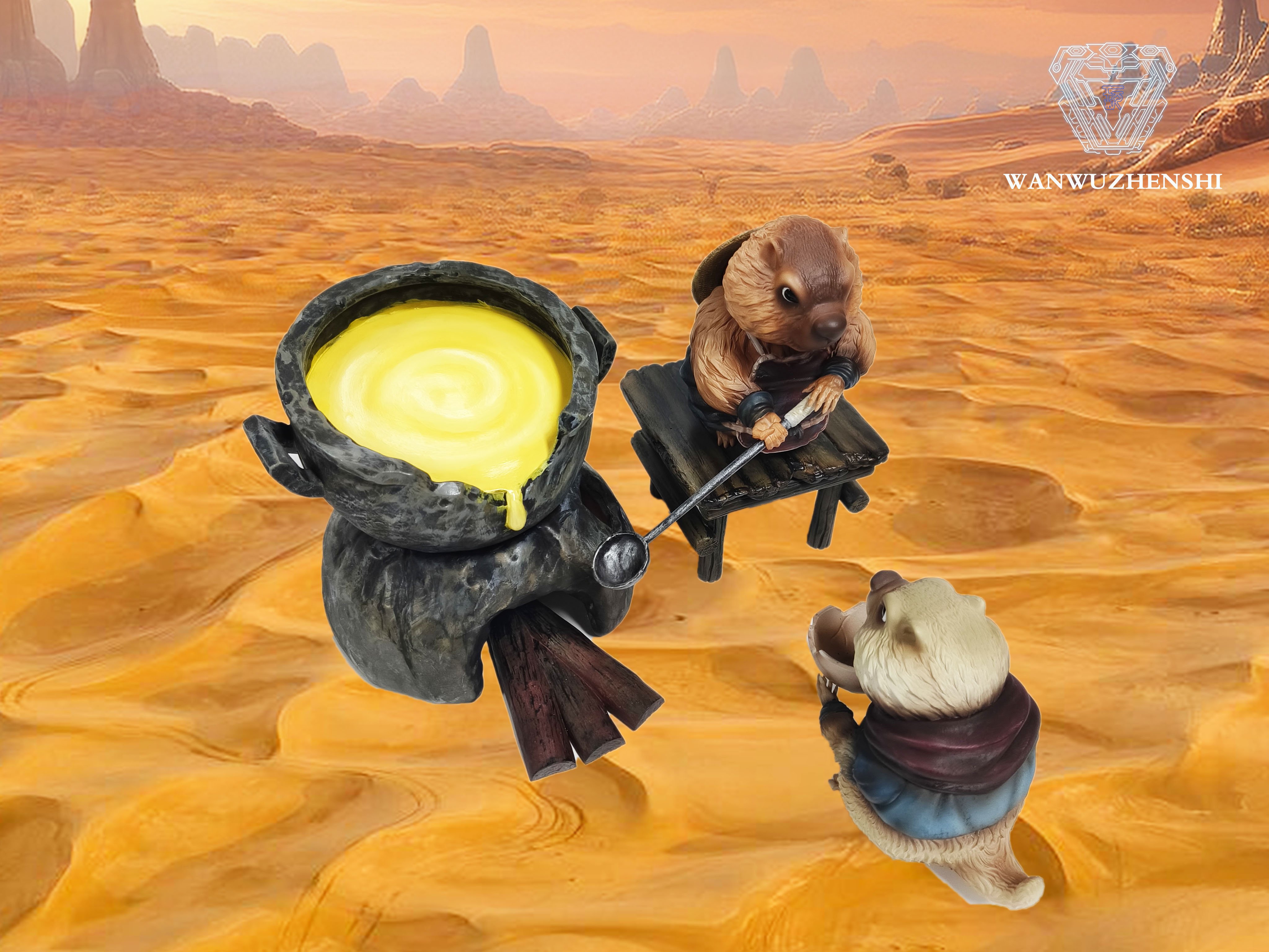 【哪吒】玩物工作室-哪吒2系列 土撥鼠