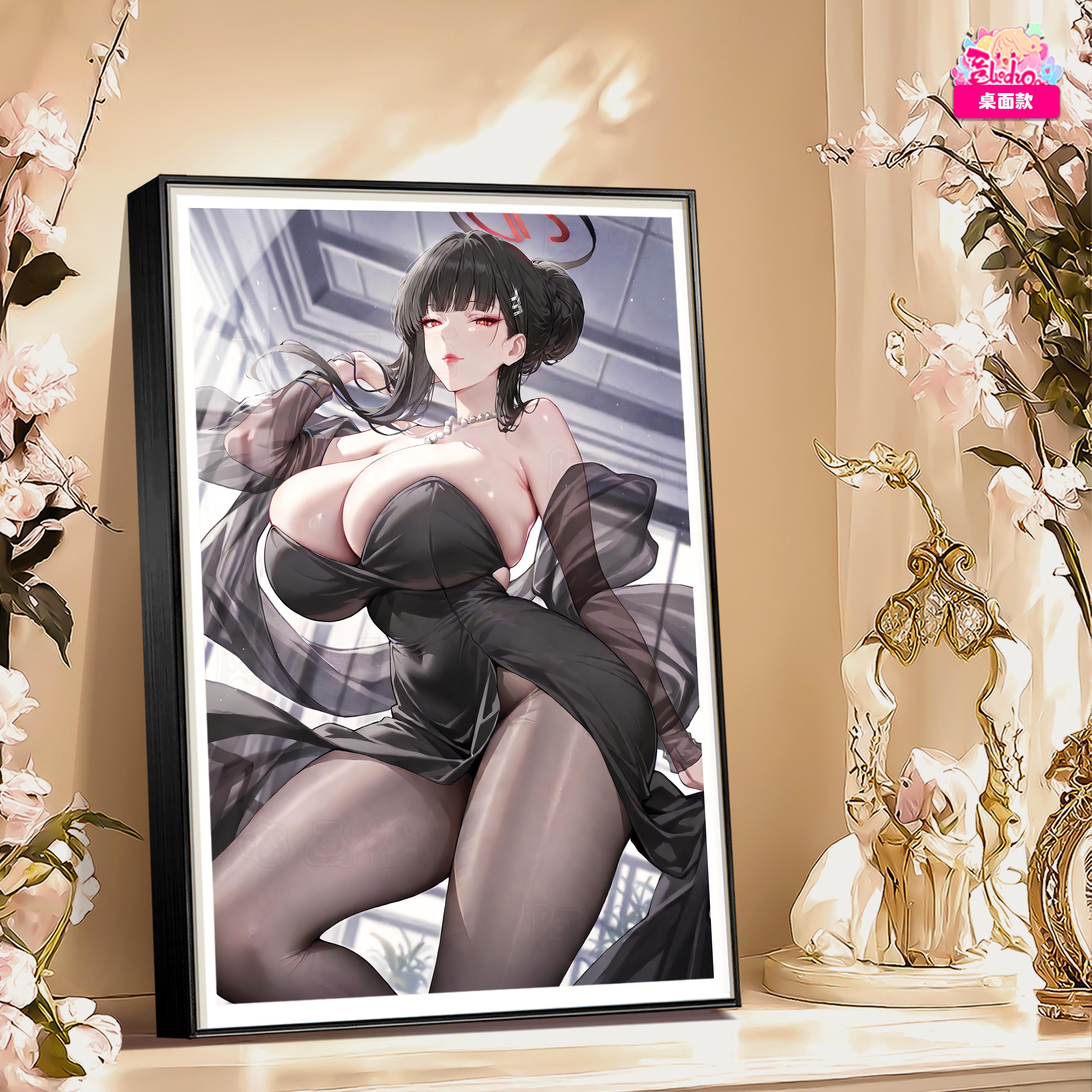 【週邊】阿喵畫社－蔚藍檔案 禮服 黑絲調月