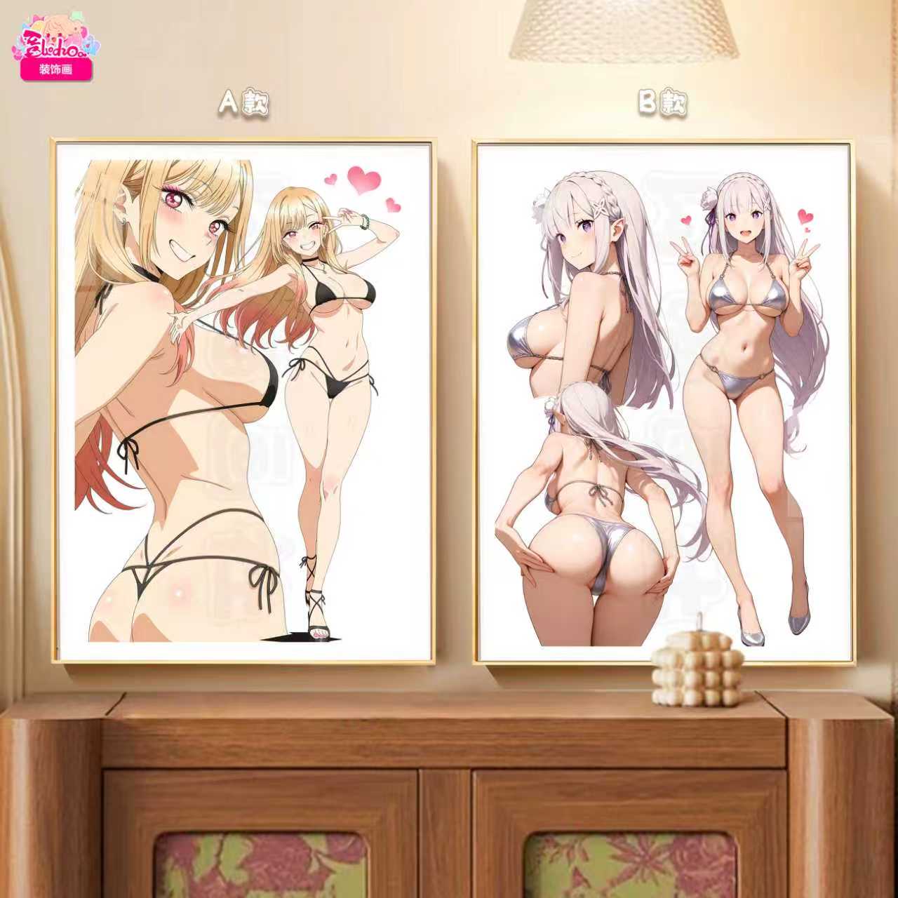 【週邊】阿喵畫社-泳池派對 愛蜜莉雅 & 喜多川 雙聯 【週邊】阿喵畫社-泳池派對 愛蜜莉雅 & 喜多川 雙聯