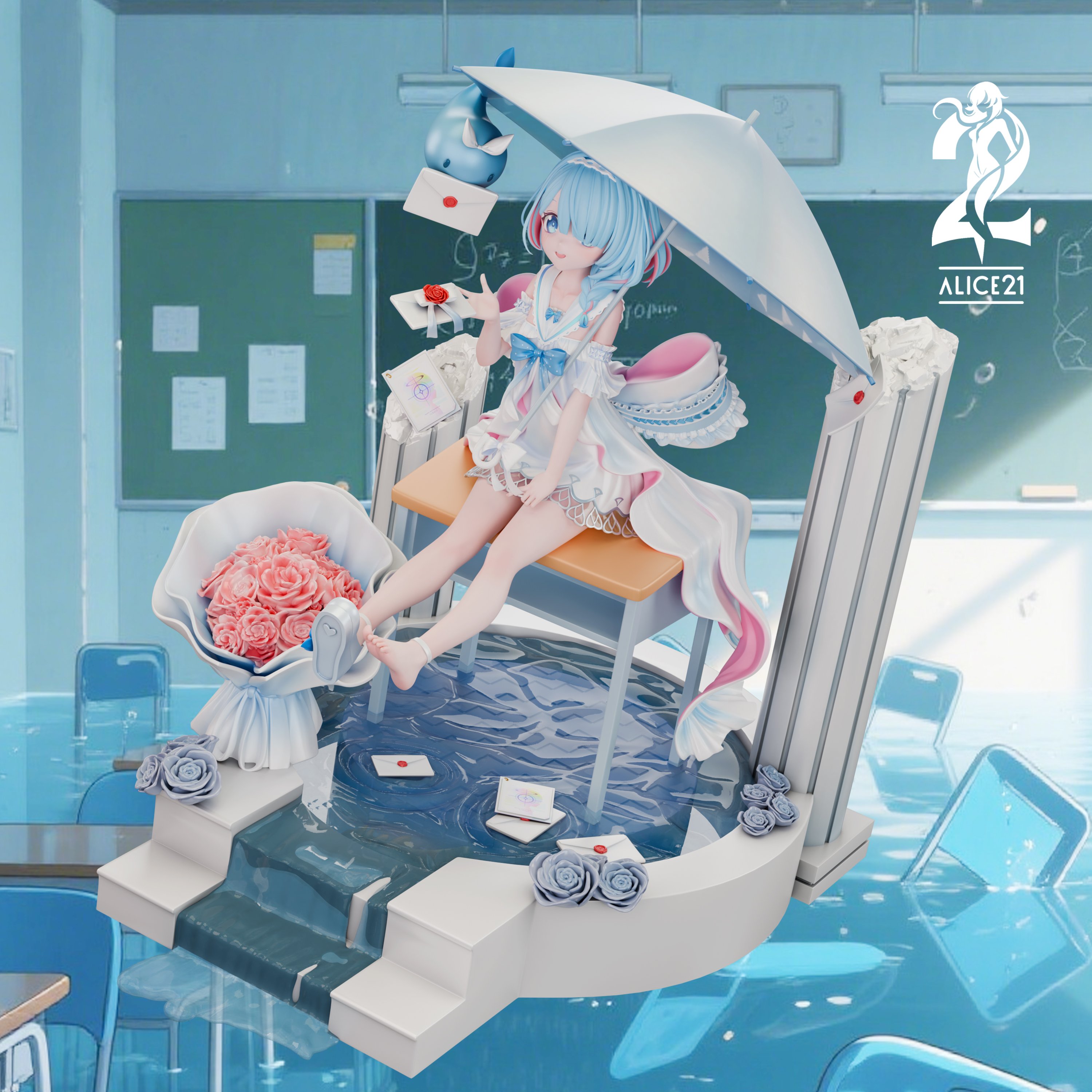 【原創授權】Alice21-純白誓約 澈藍心約·藍白天使