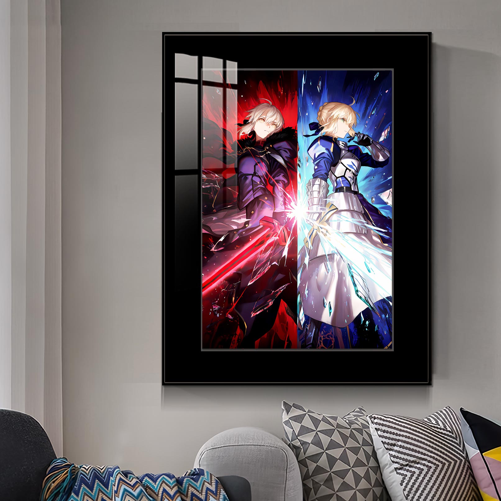 【週邊】橘子工作室－FATE 雙生王權 saber吾王 裝飾畫