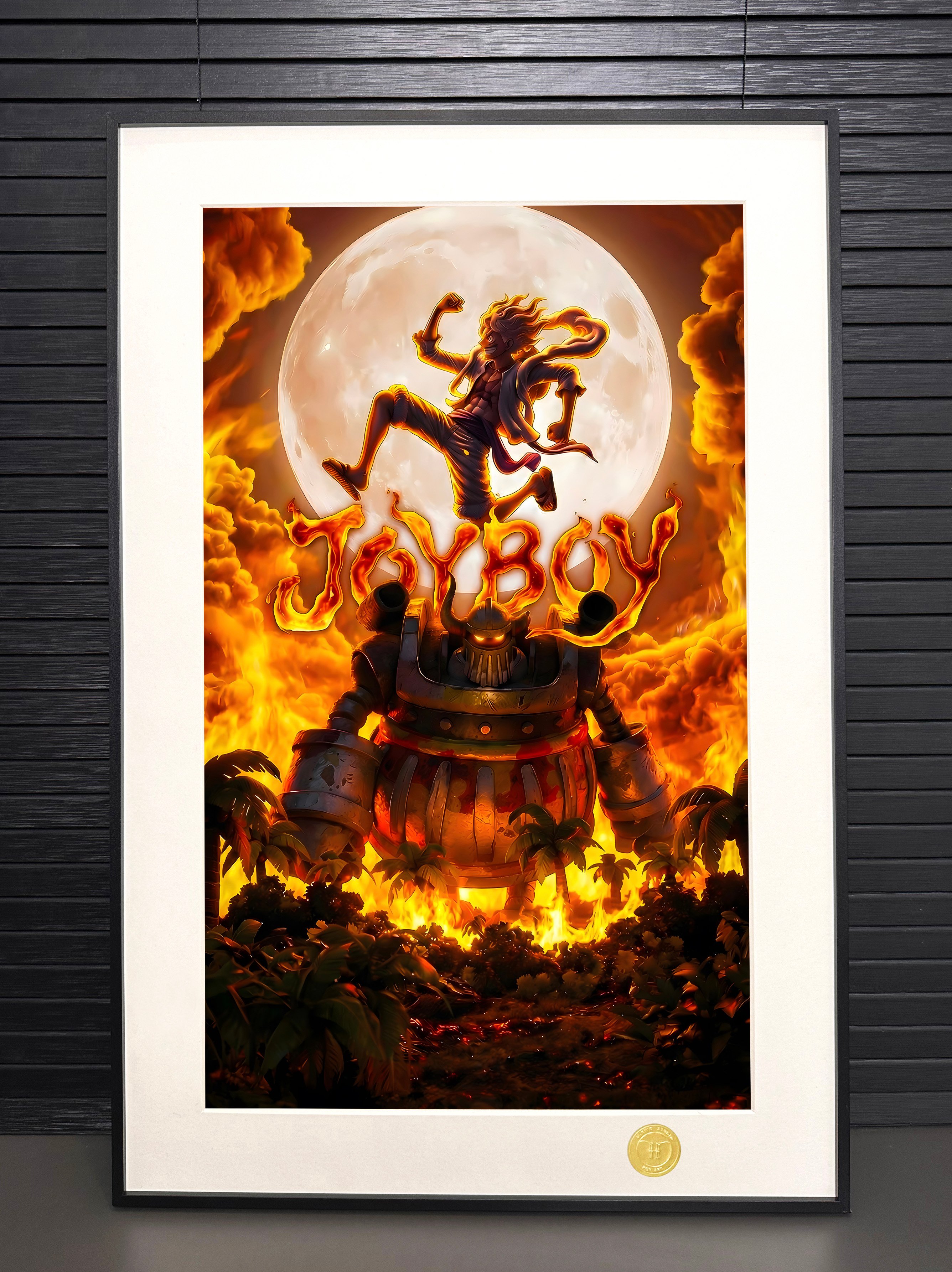 【週邊】H2工作室－海賊王 喬伊波伊 裝飾畫