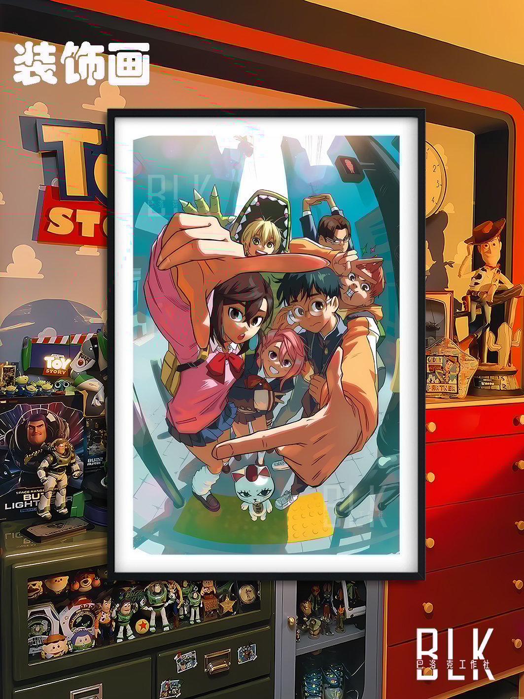 【週邊】巴洛克－膽大黨全員 裝飾畫 & 冰箱貼