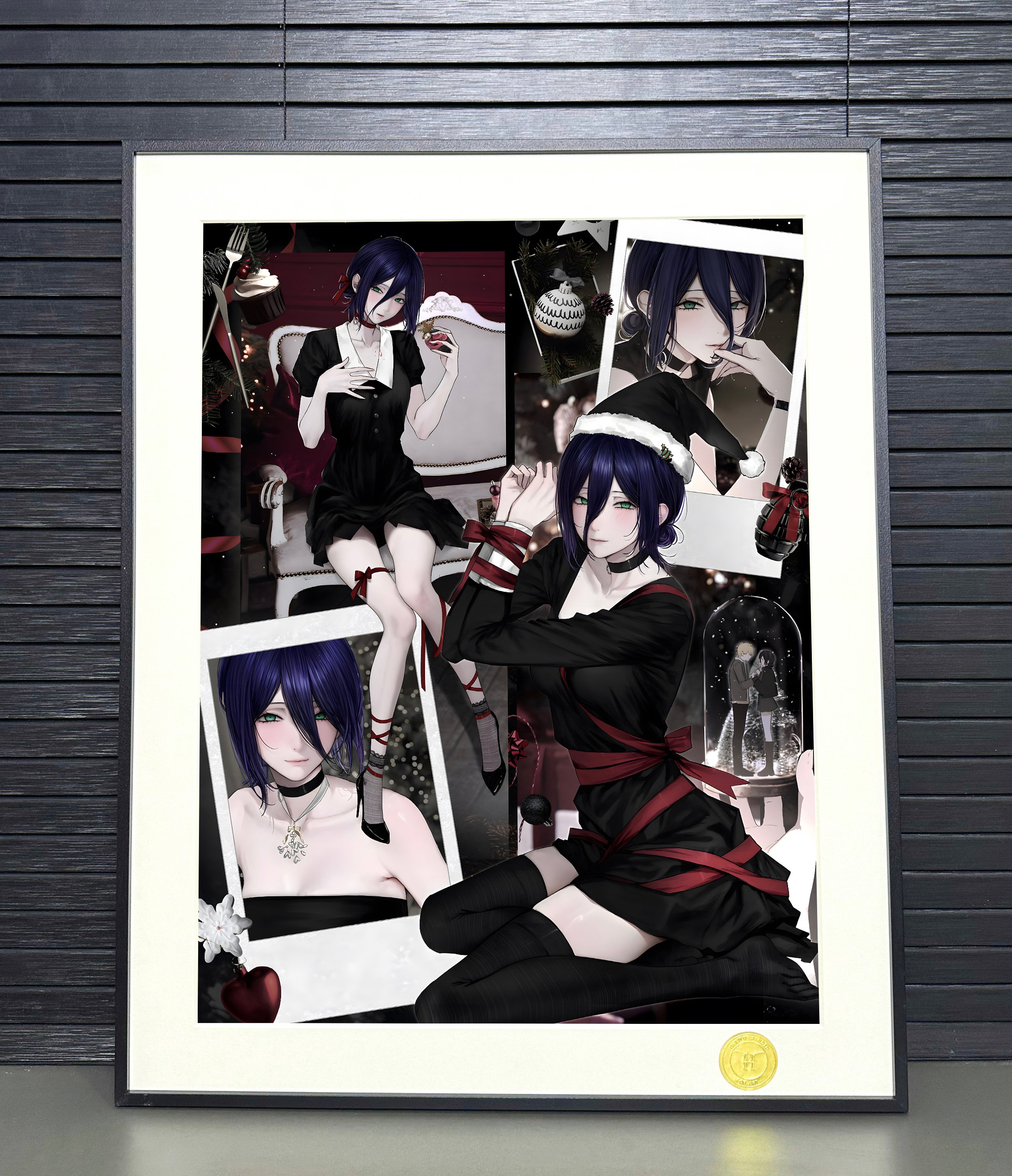 【週邊】H2工作室－鏈鋸人 聖誕蕾塞 裝飾畫