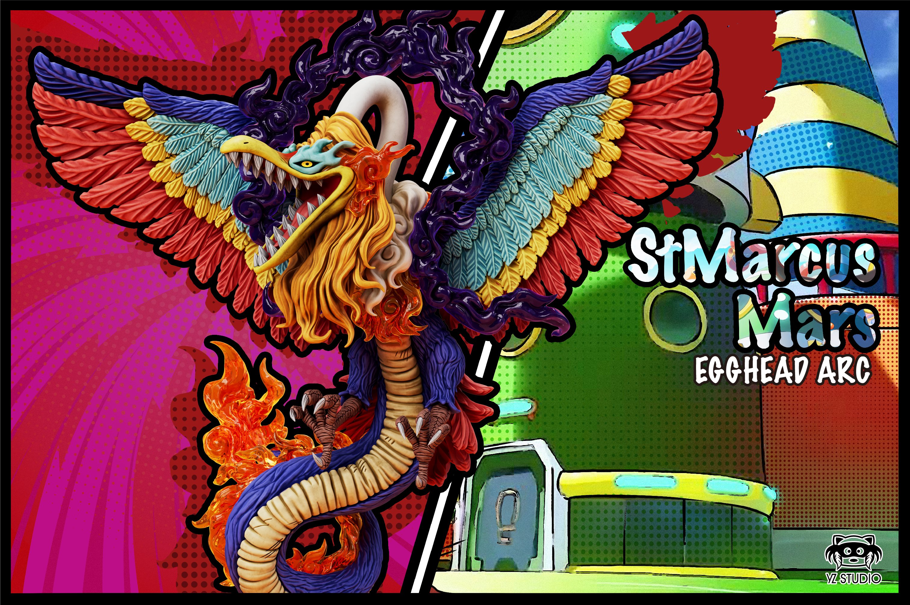 【海賊王】YZ工作室-未來島 蛋尖島 第18彈 以津真天 瑪茲聖