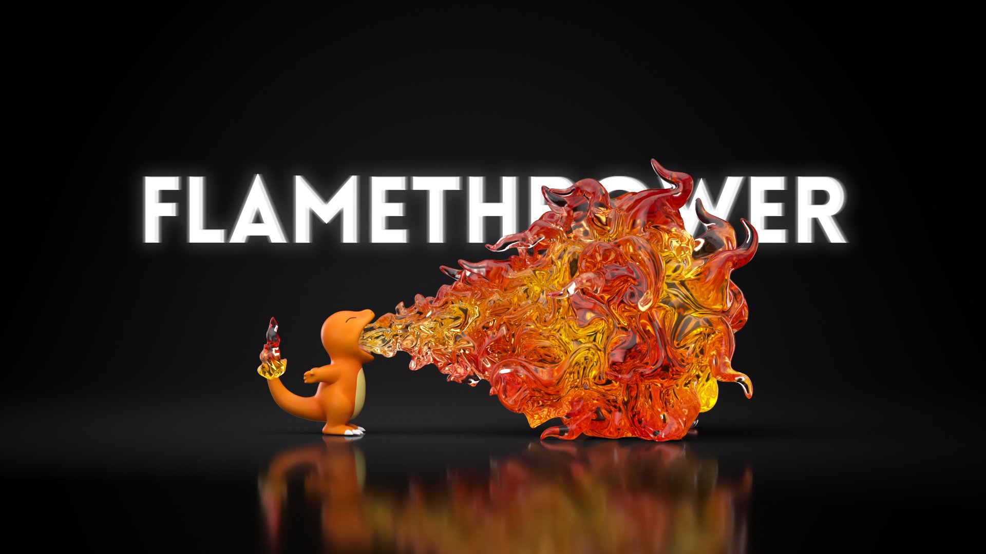 【寶可夢】JP工作室-初代無印篇動畫 能博物館系列 戰鬥系列 第4彈 小火龍·噴射火焰