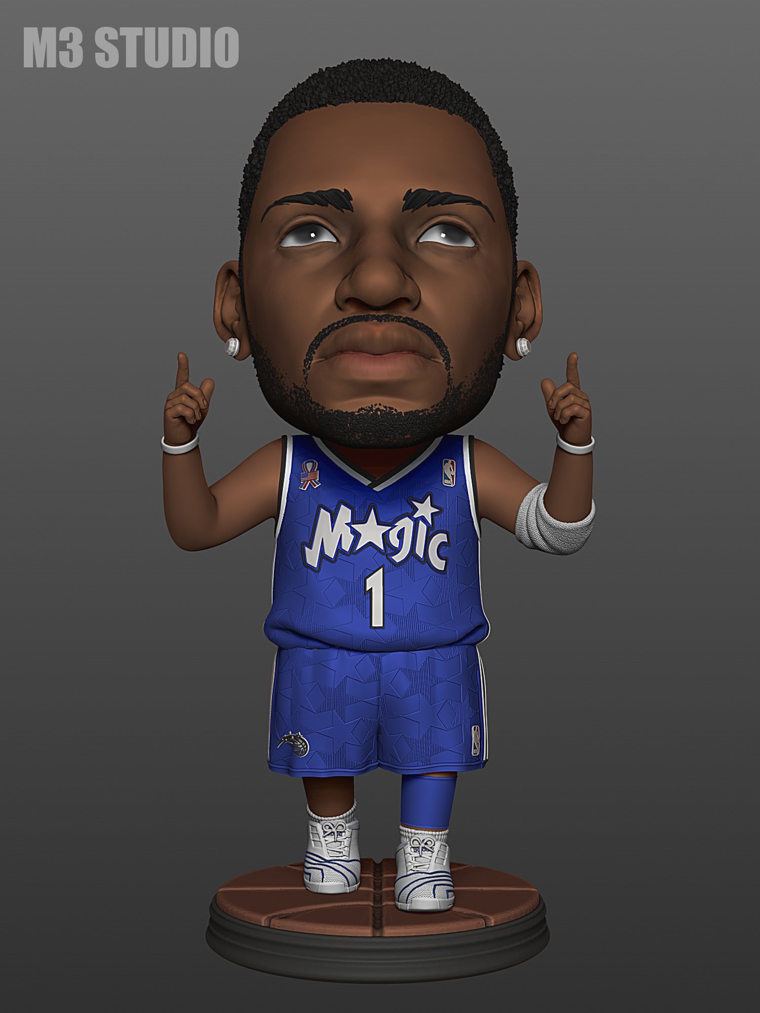 【運動明星】M3工作室-Q版 魔術 麥迪 得分王