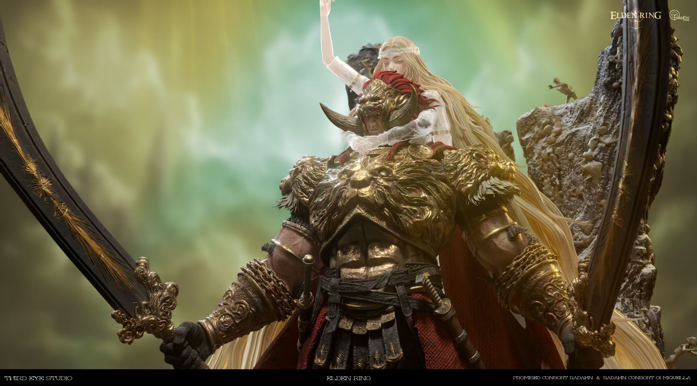 【艾爾登法環】Third Eye Studio－老頭環系列 03 約定之王 拉塔恩＆米凱拉的王 拉塔恩