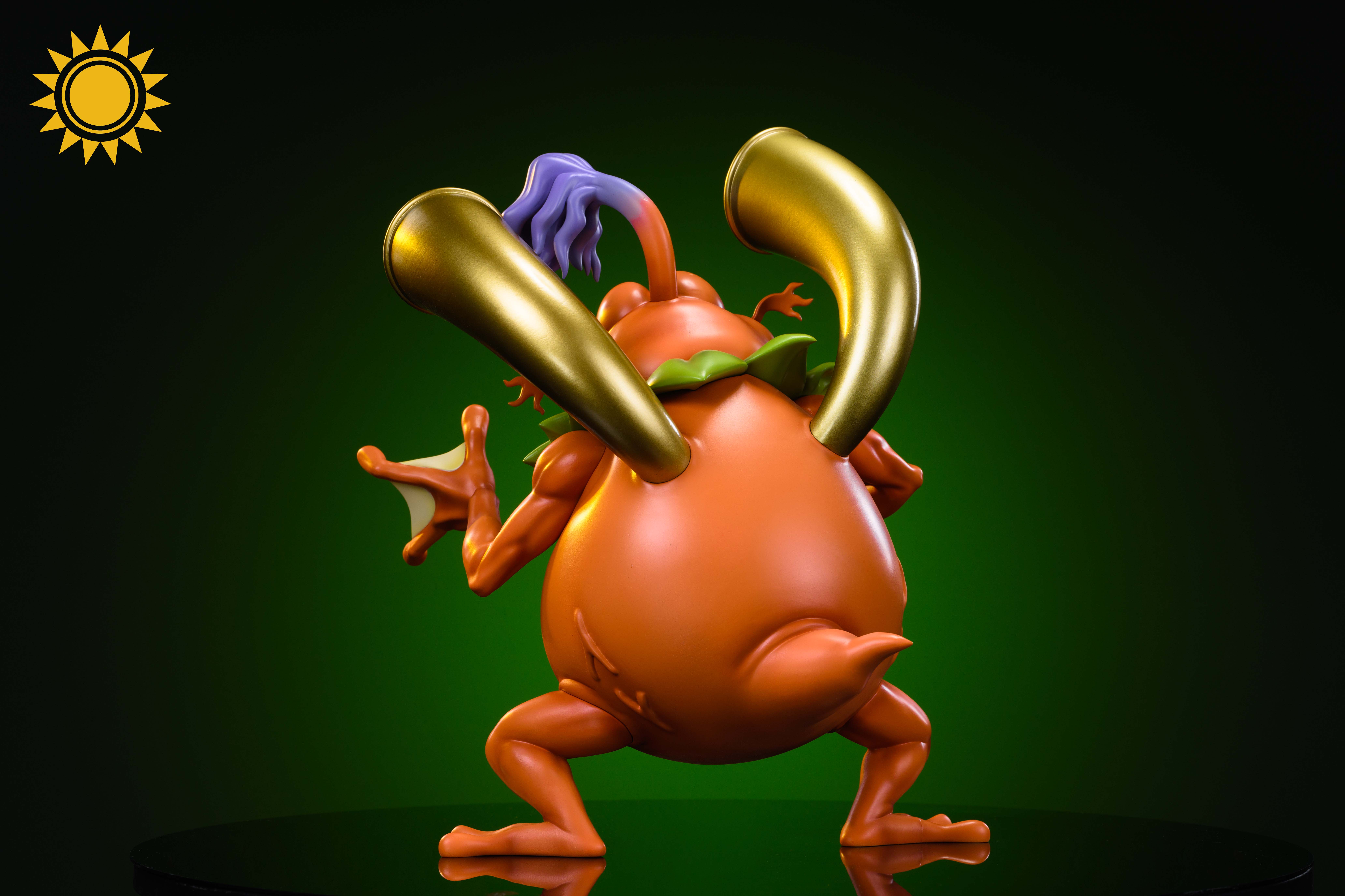 【數碼寶貝】太陽模玩-怪蛙皇 魔音拳