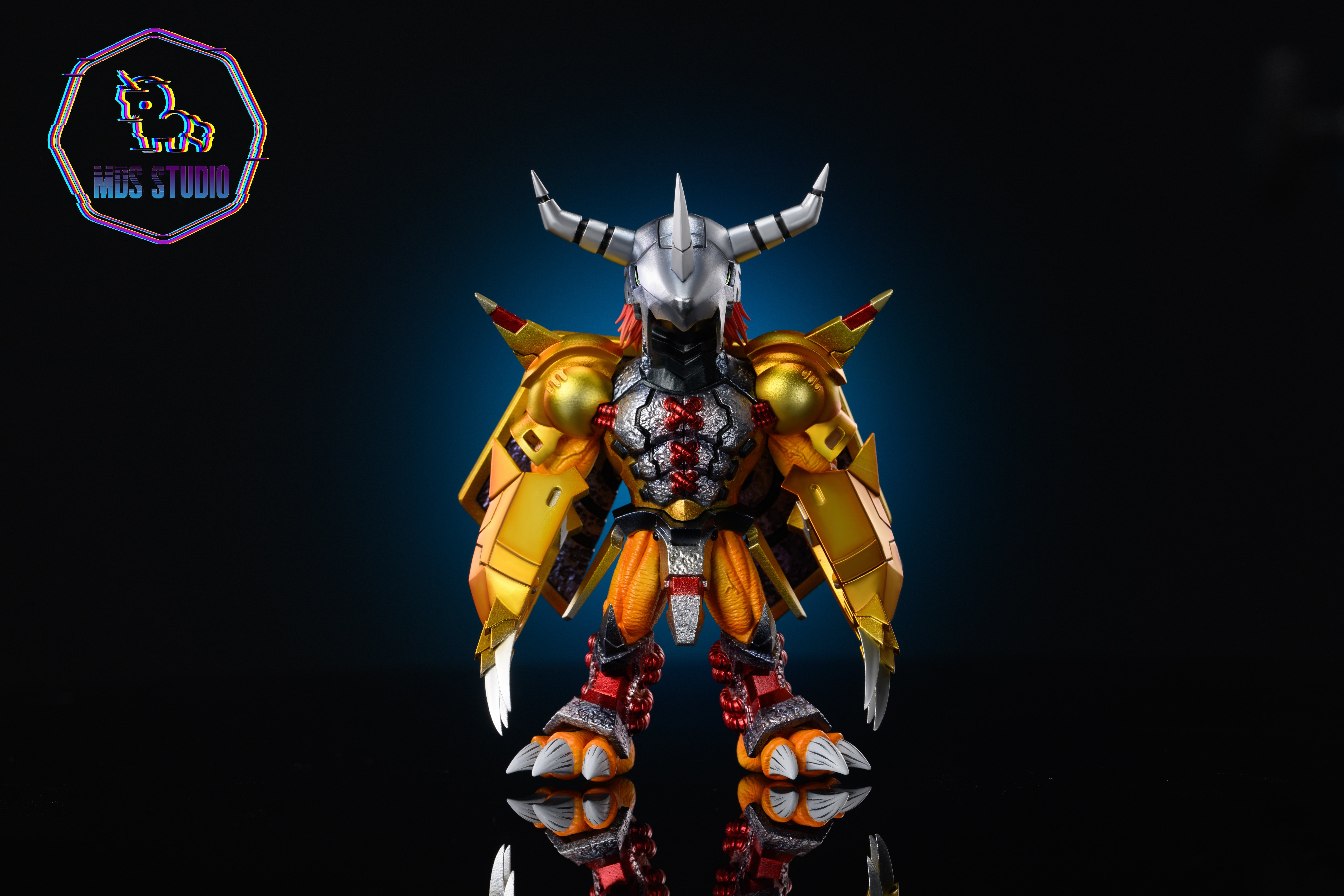 【數碼寶貝】MDS Studio-數碼寶貝系列 戰鬥暴龍獸 黑暗戰鬥暴龍獸 滾球獸