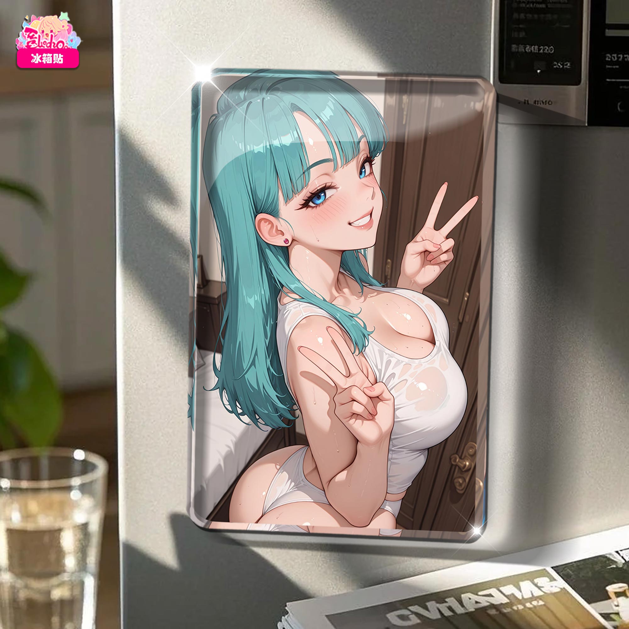 【週邊】阿喵畫社－動漫冰箱貼 第五十六彈 七龍珠 布瑪 純享版