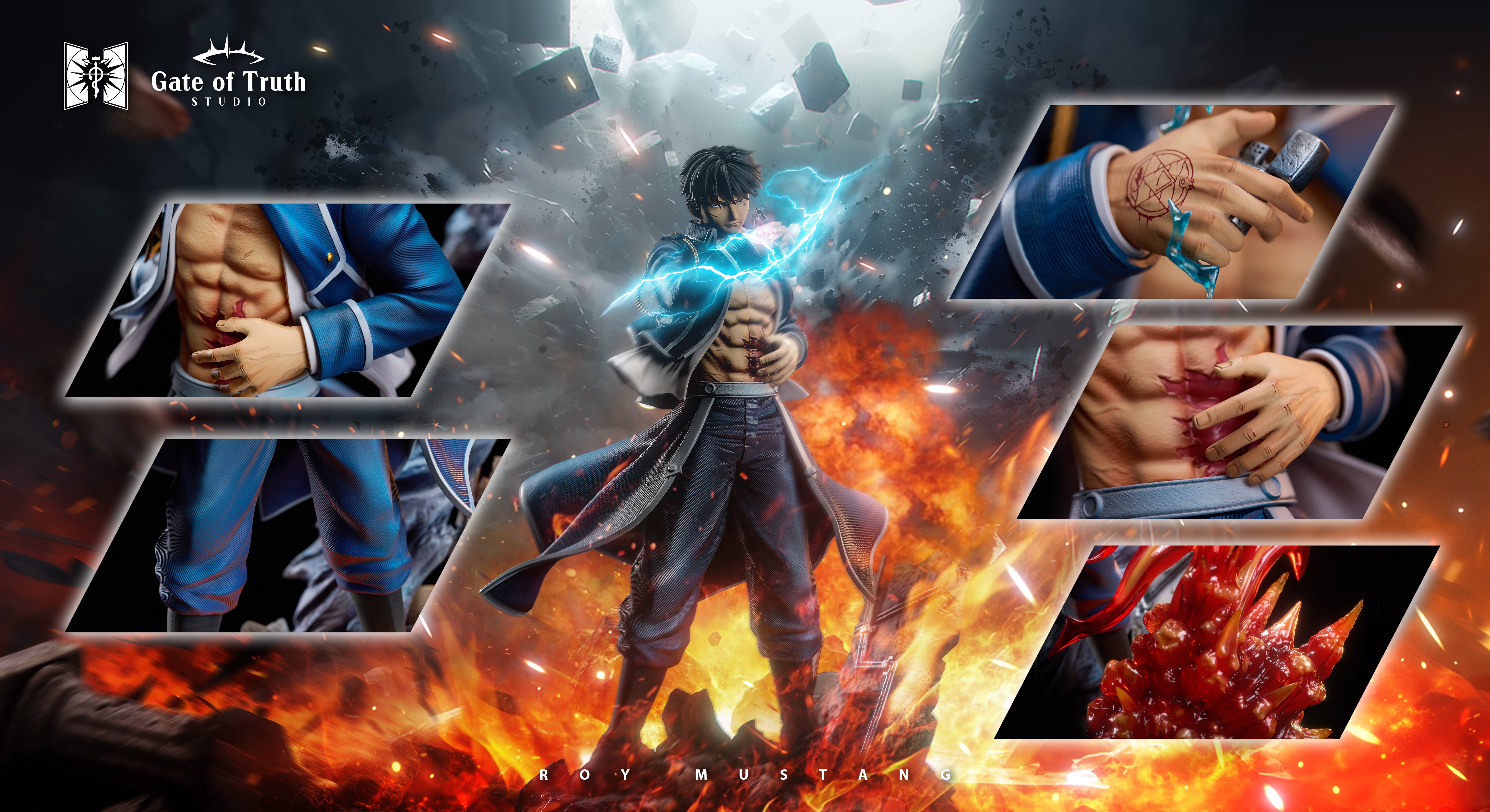 【鋼之鍊金術師】真理之門工作室-羅伊‧馬斯坦