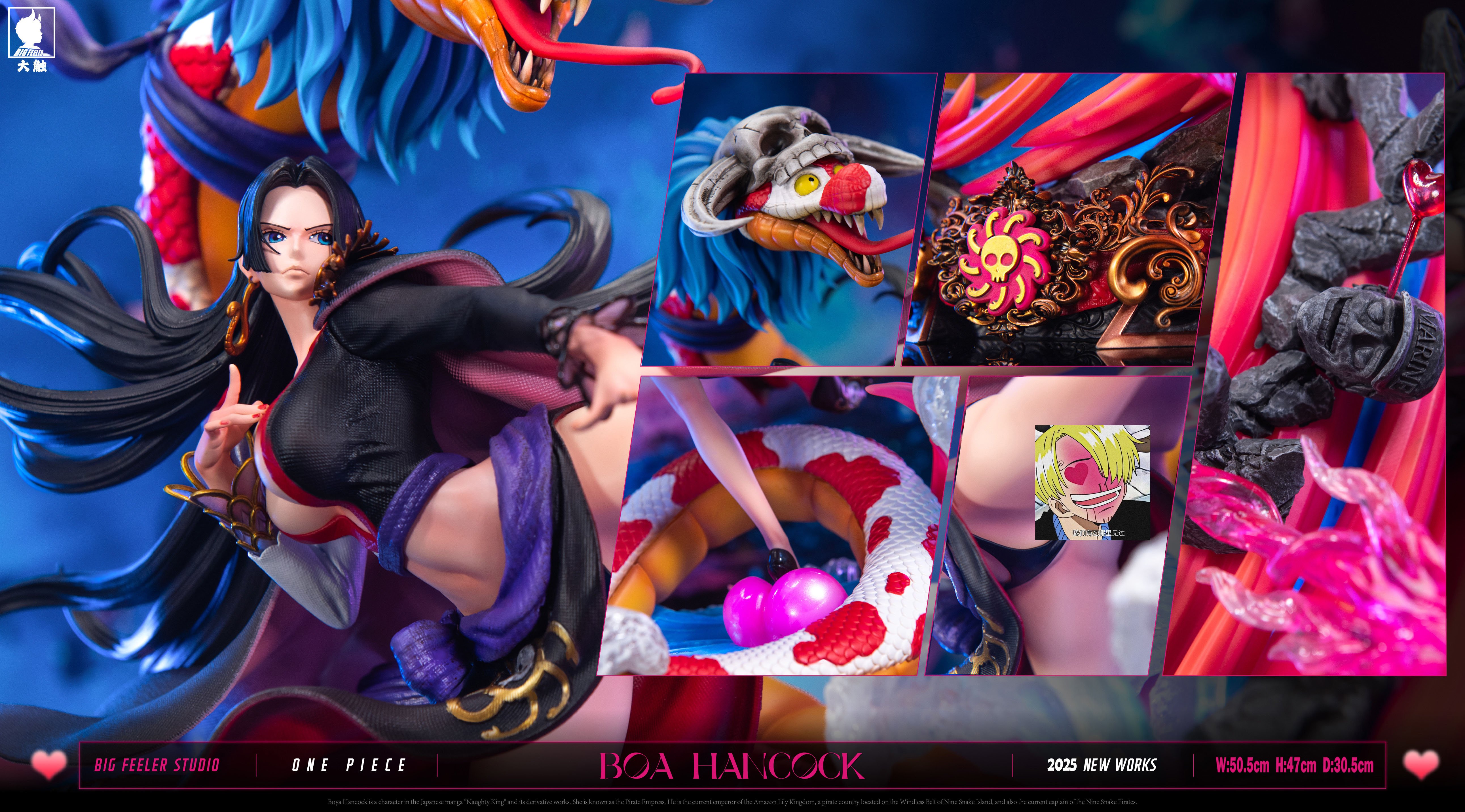 【海賊王】大觸工作室 Big Feeler-海賊王系列 第二彈 劇場版 波雅漢庫克